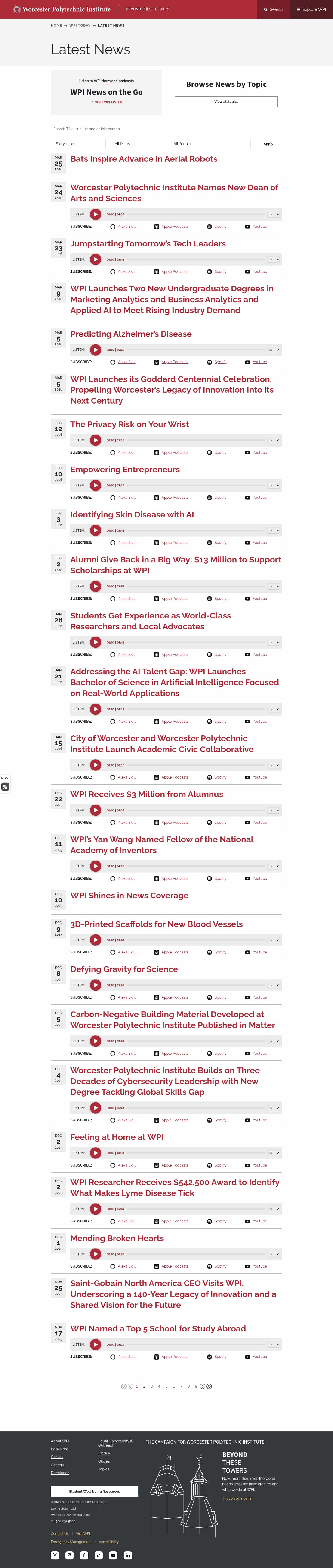 Latest website image capture