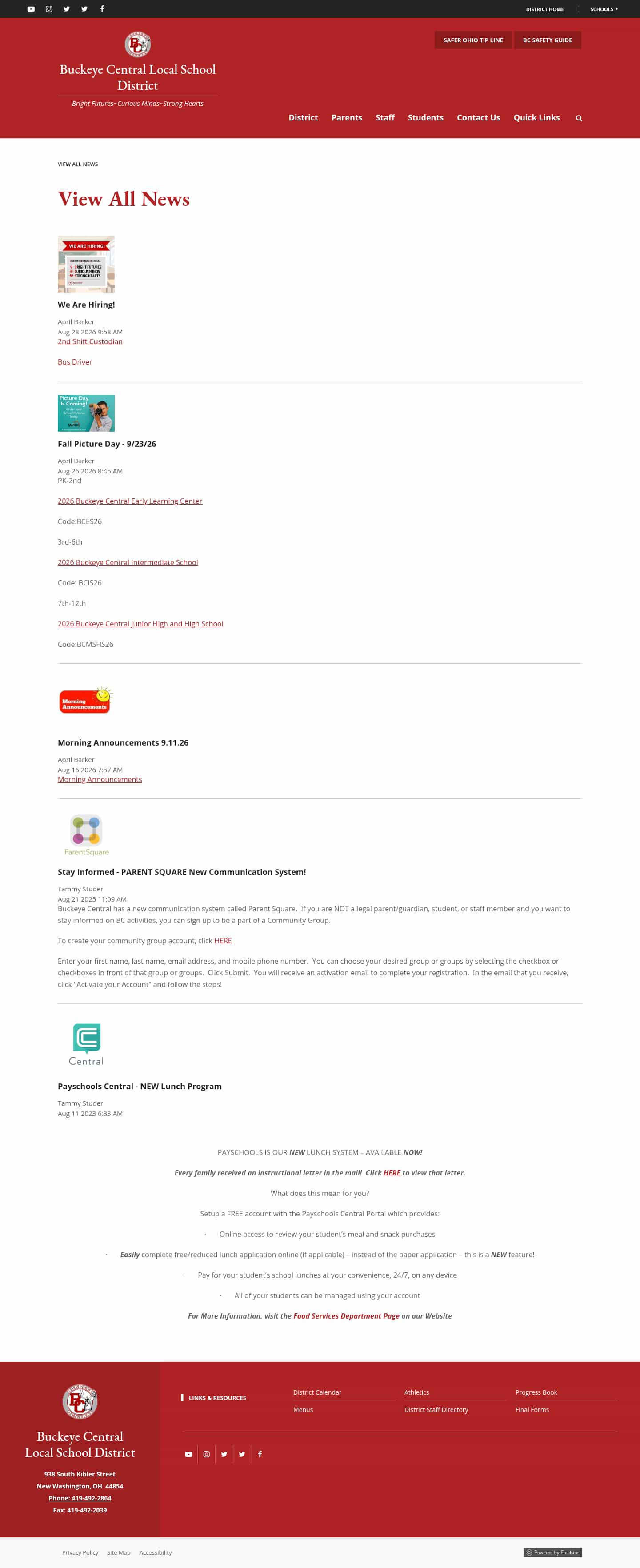 Latest website image capture