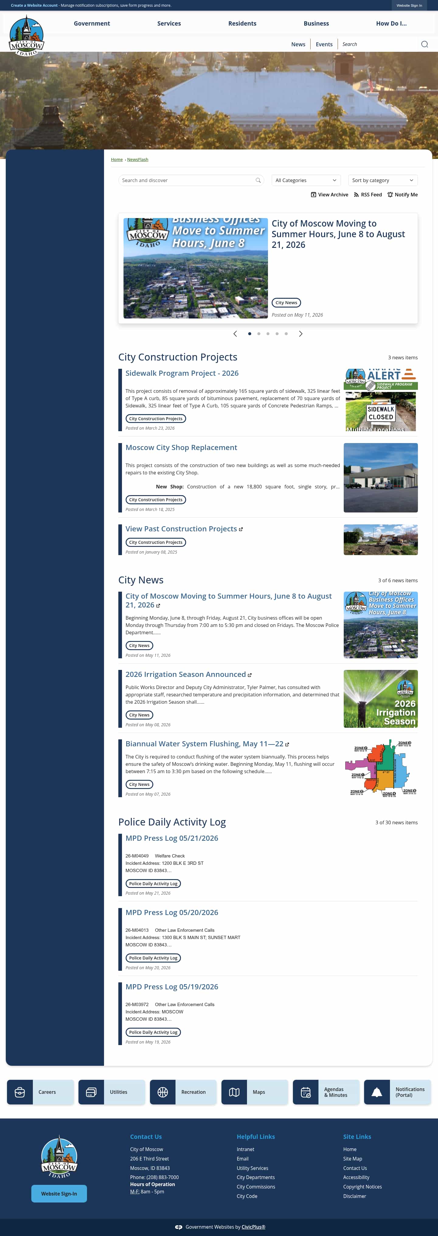 Latest website image capture