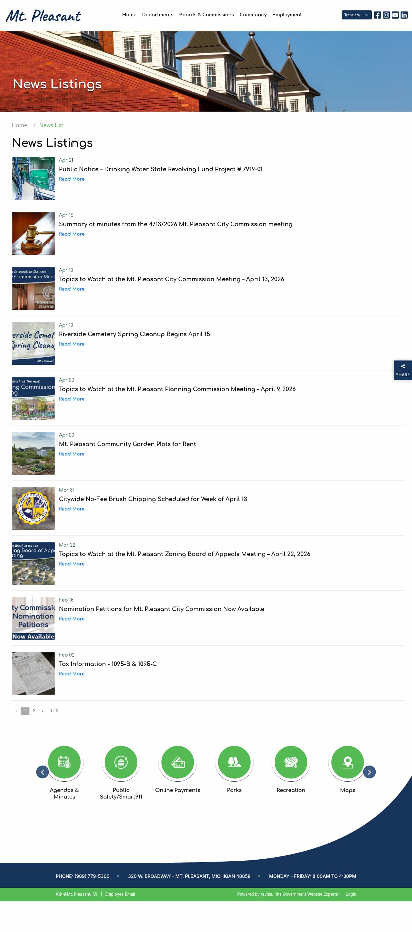 Latest website image capture