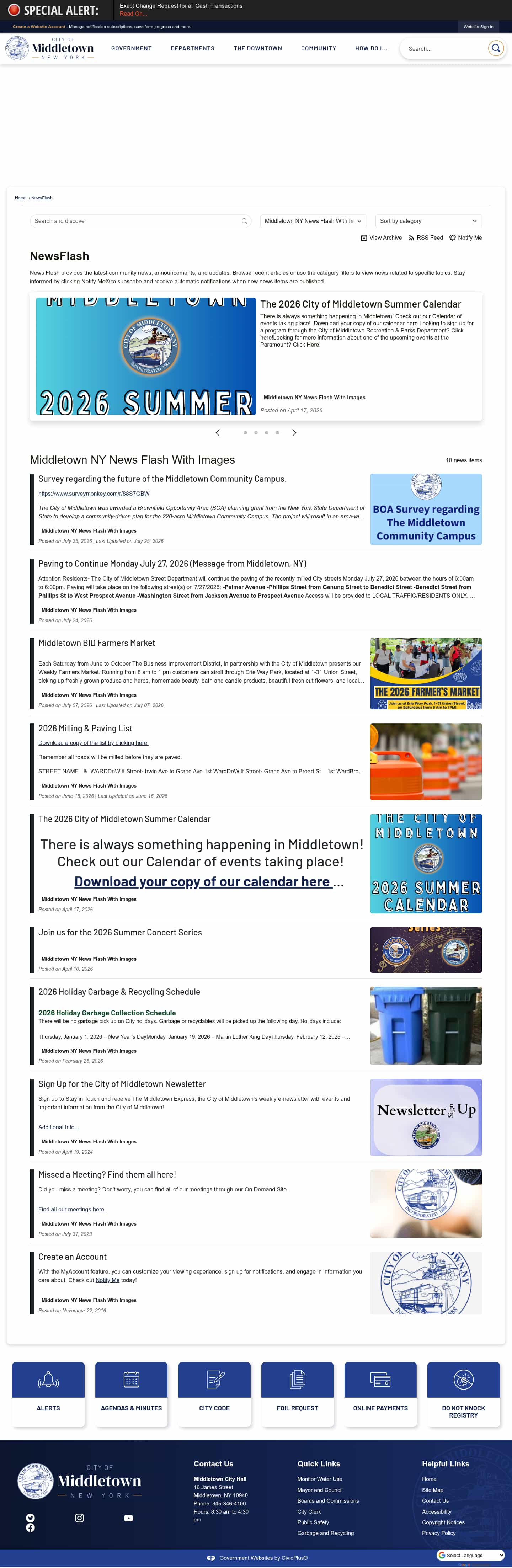 Latest website image capture
