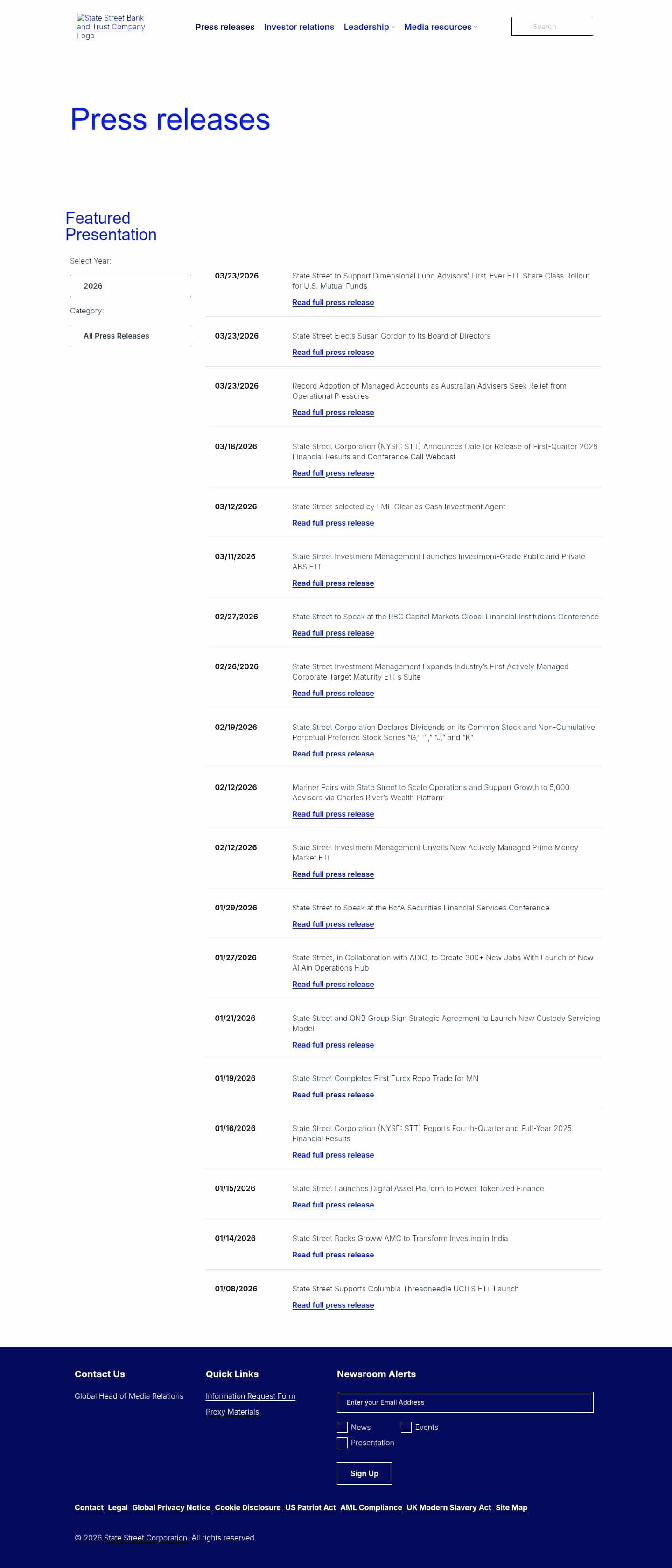 Latest website image capture