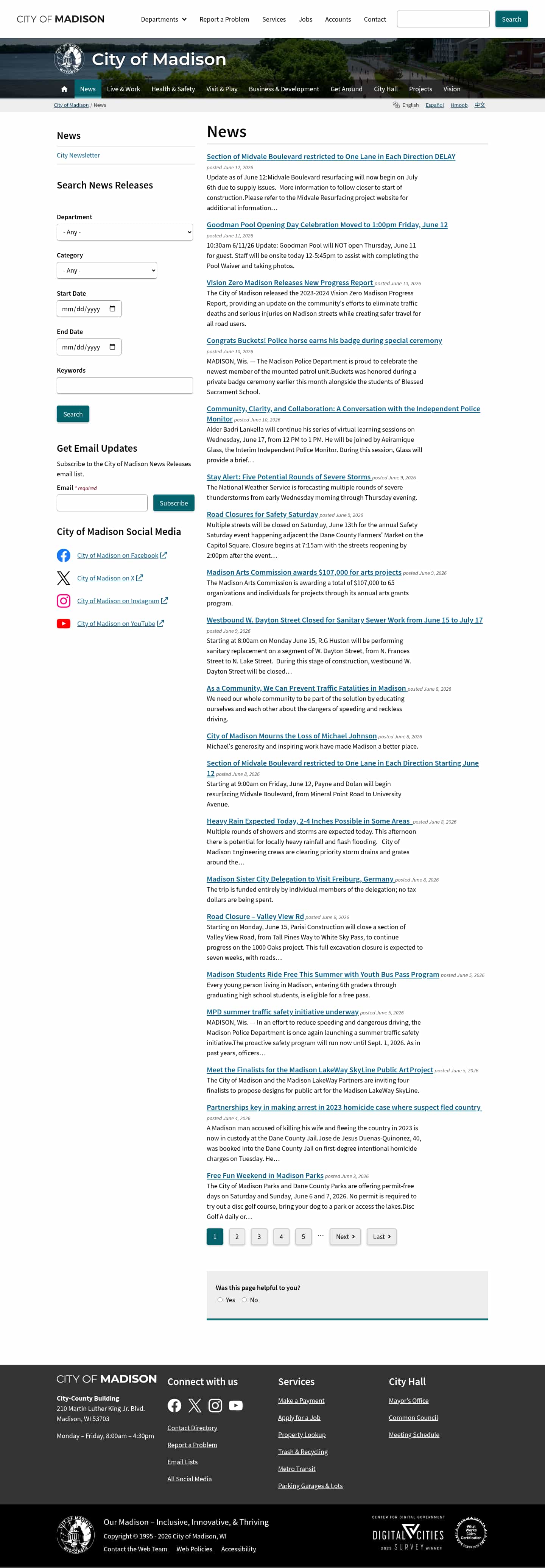 Latest website image capture