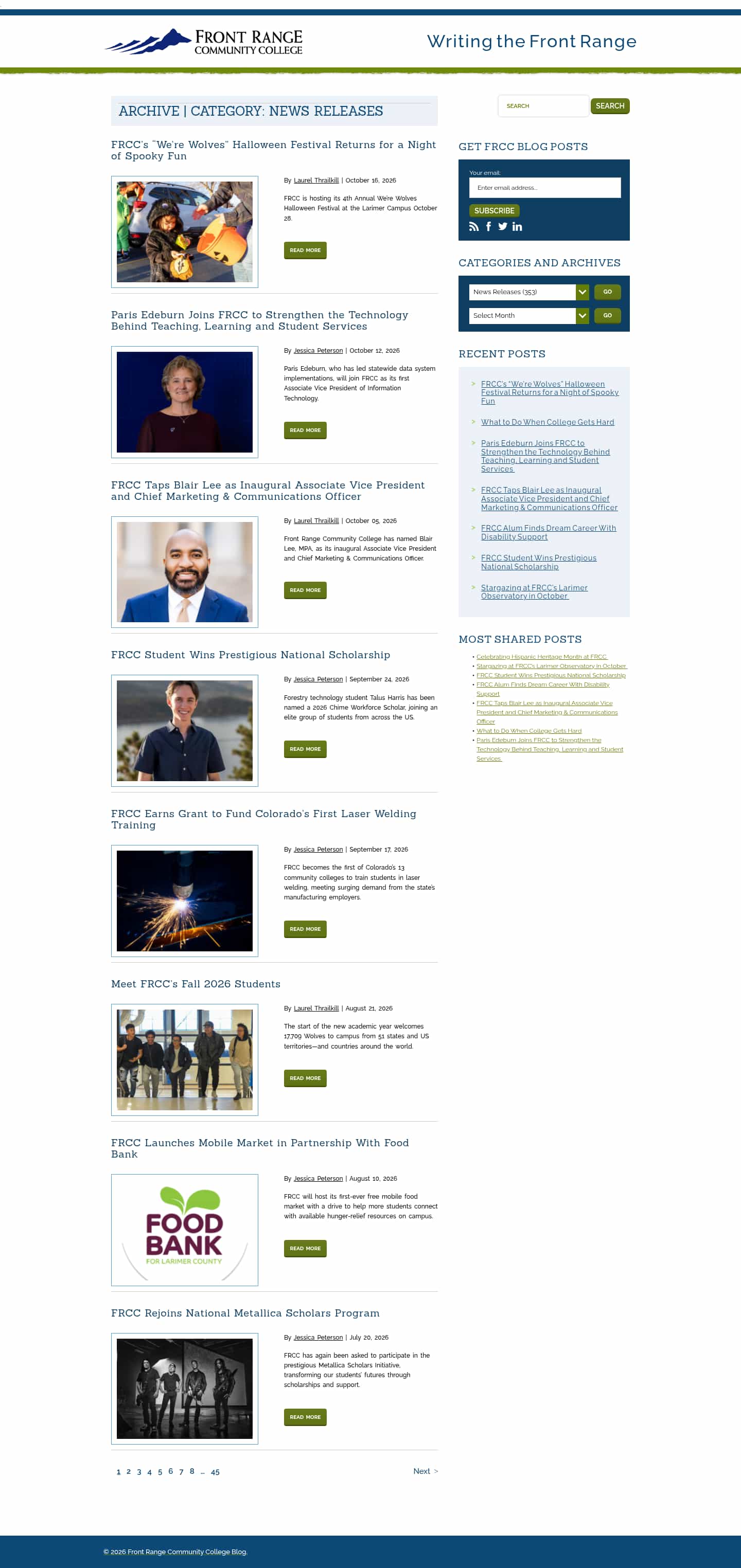 Latest website image capture