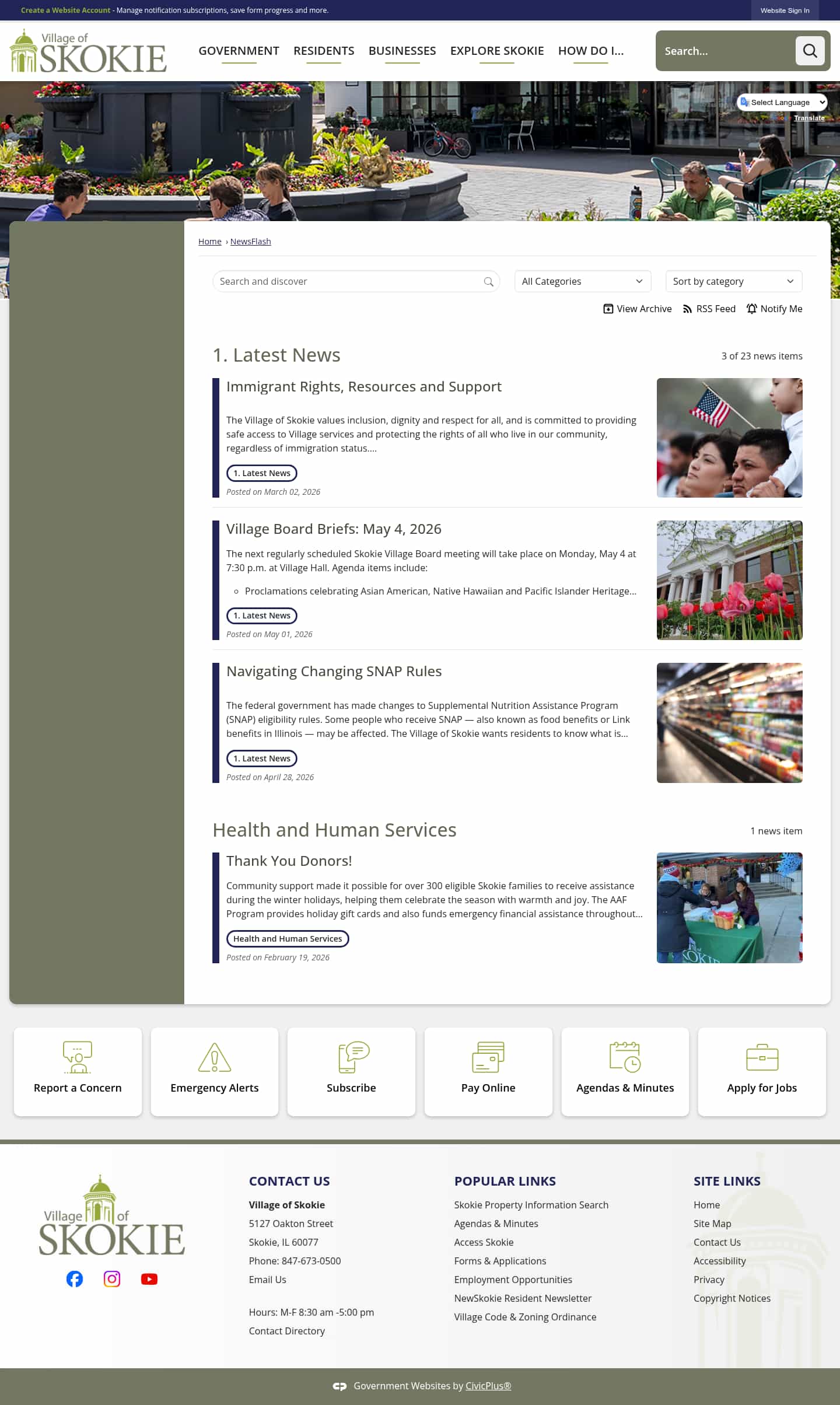 Latest website image capture