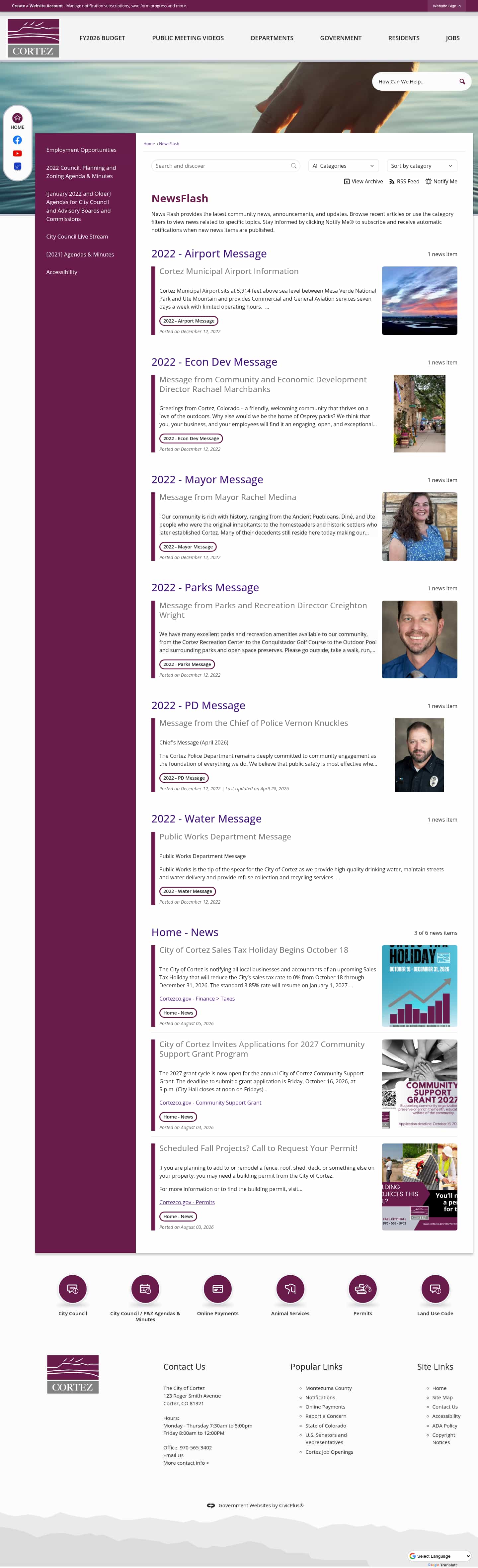 Latest website image capture
