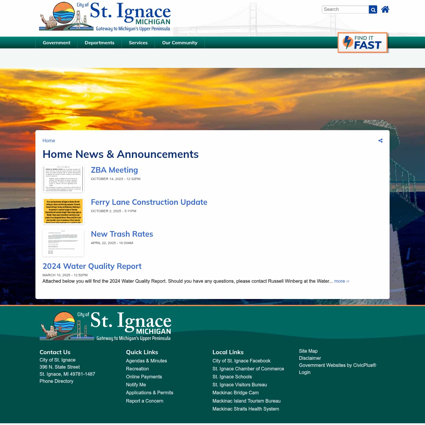 Latest website image capture