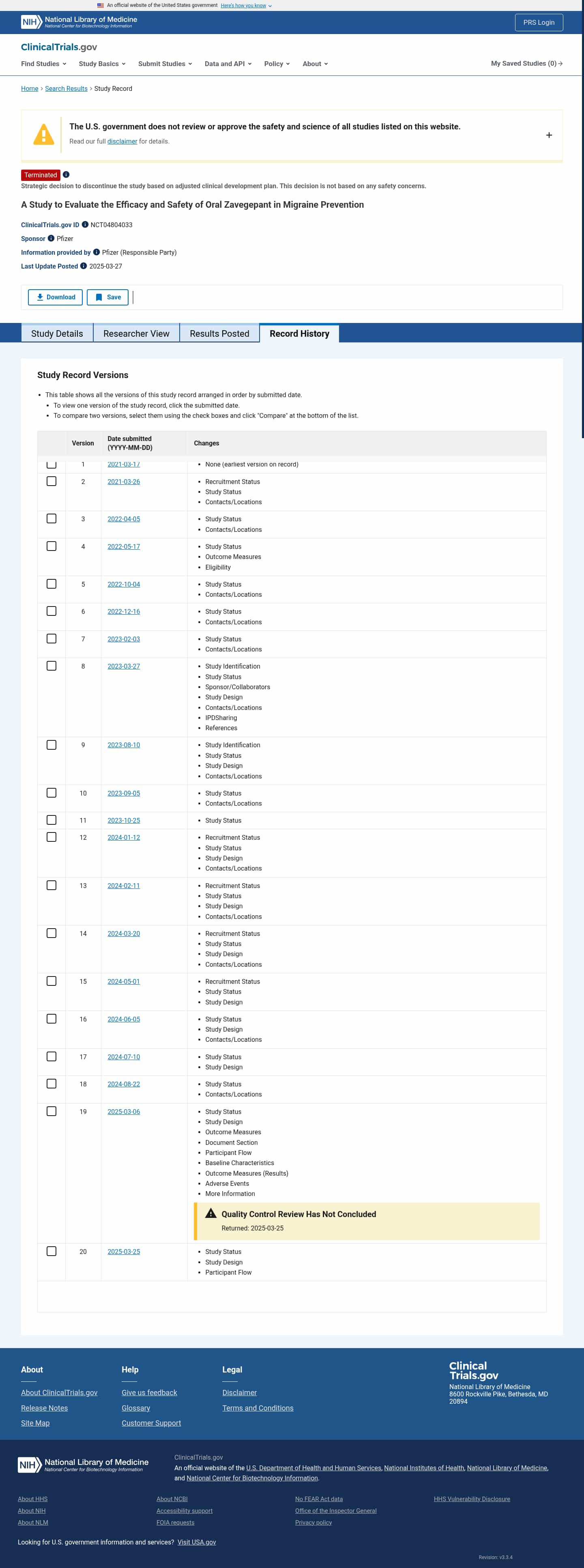 Latest website image capture