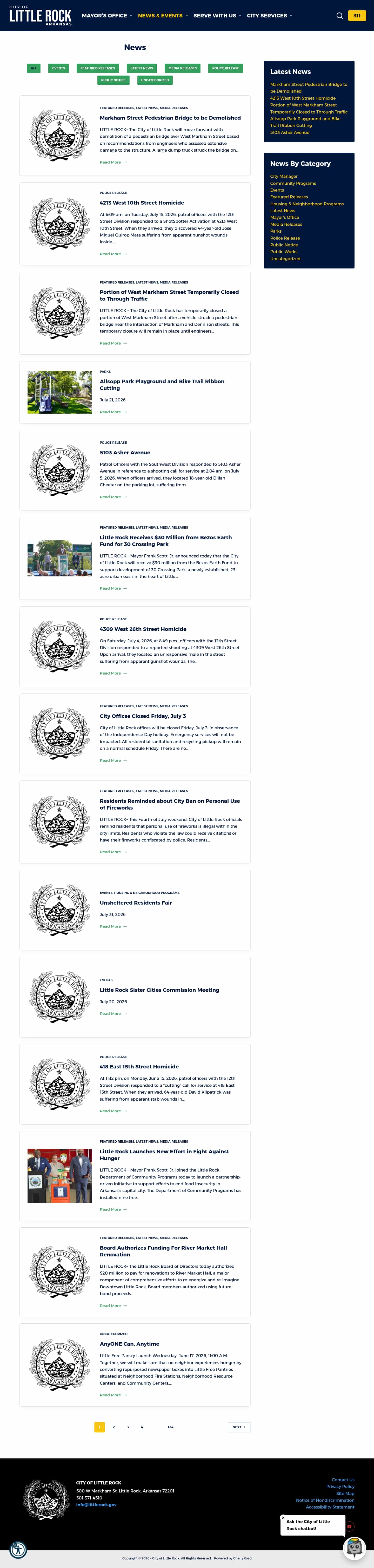 Latest website image capture