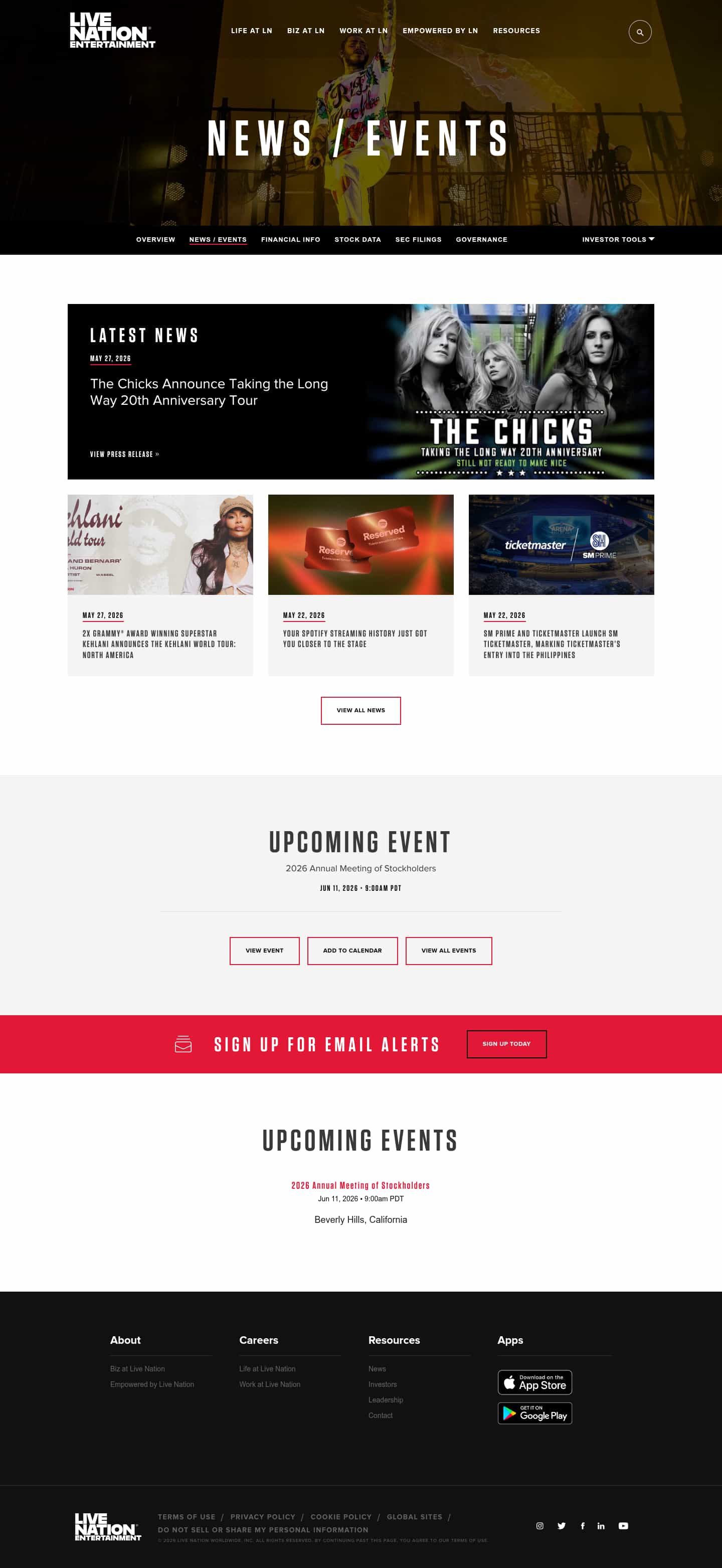 Latest website image capture