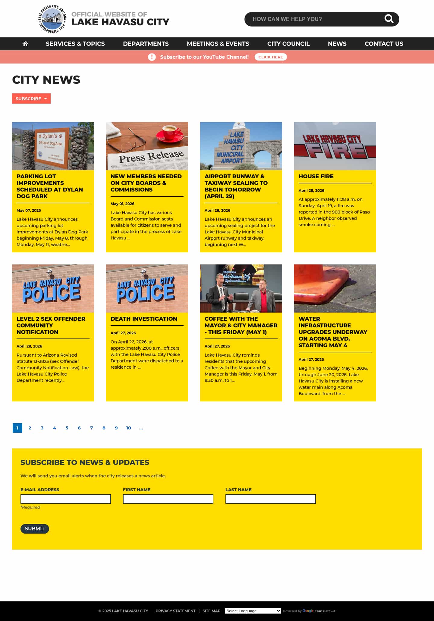 Latest website image capture