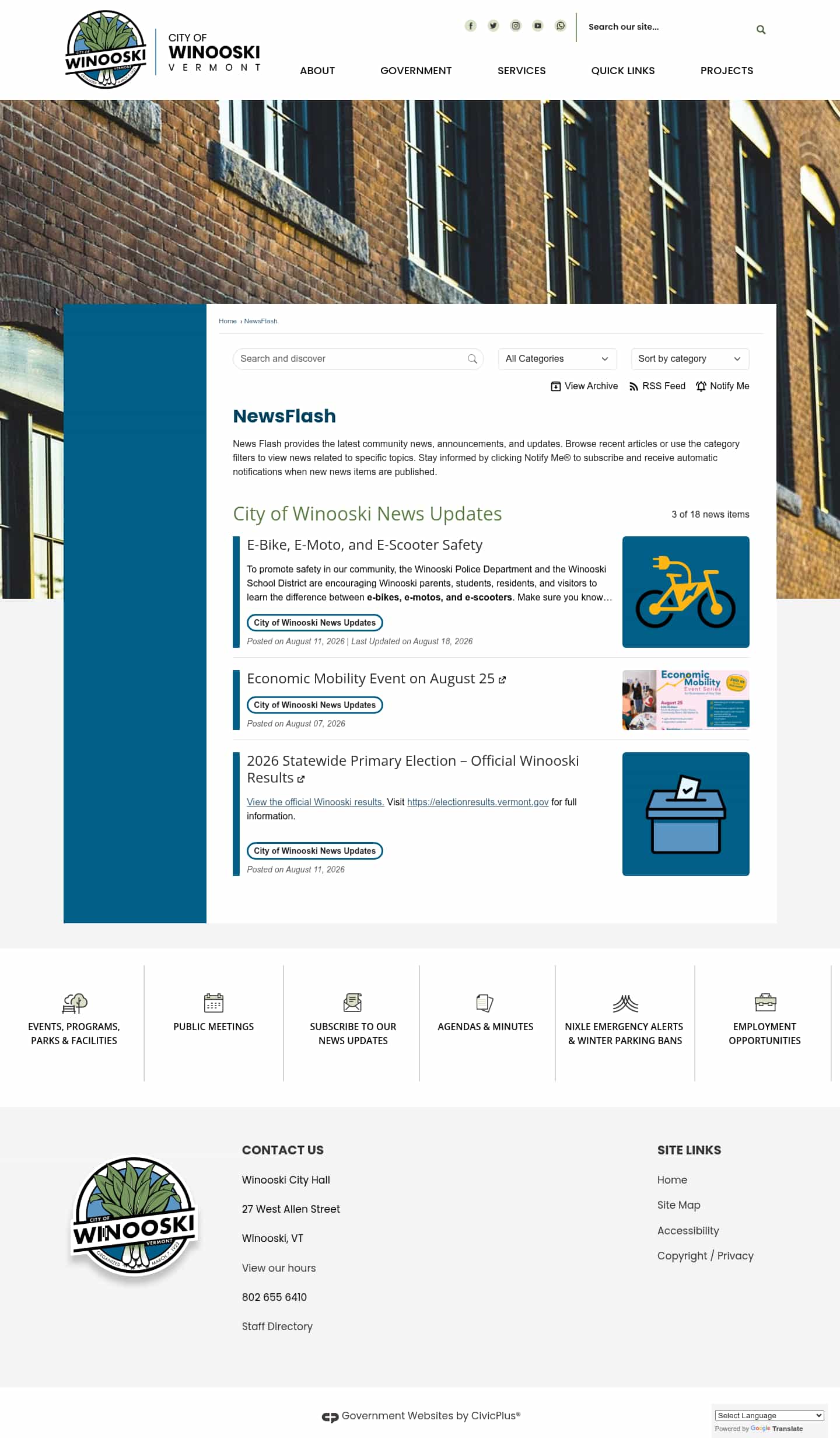 Latest website image capture