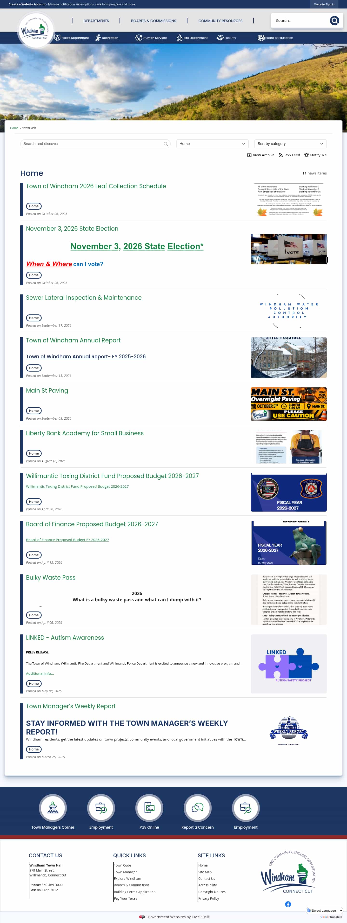 Latest website image capture