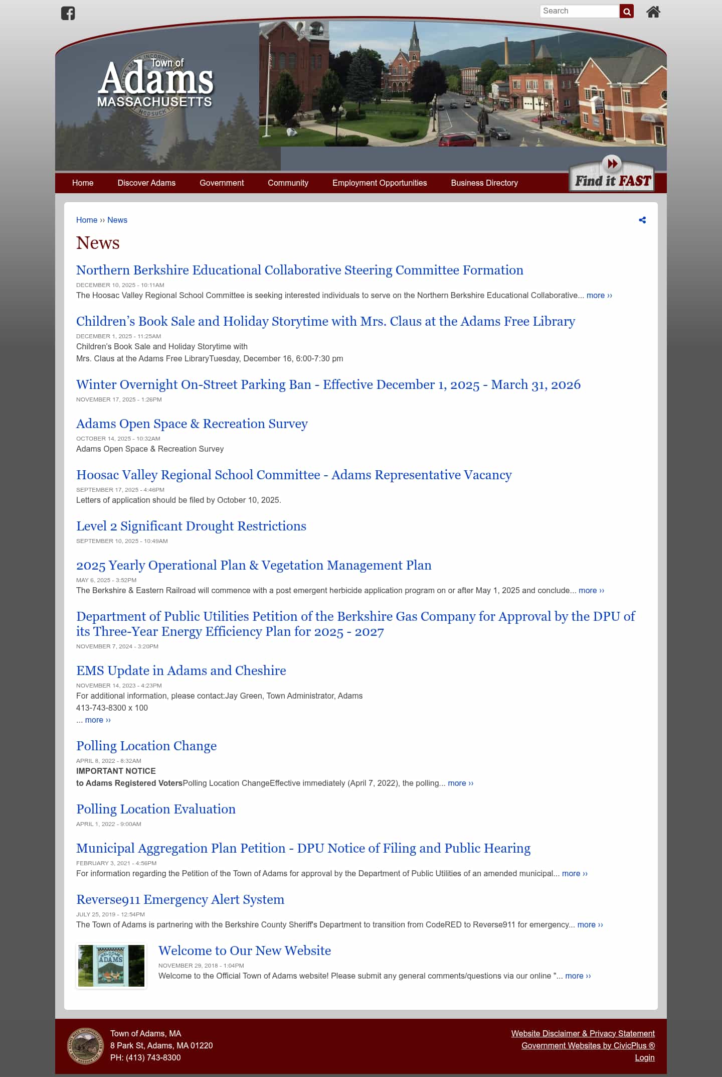 Latest website image capture