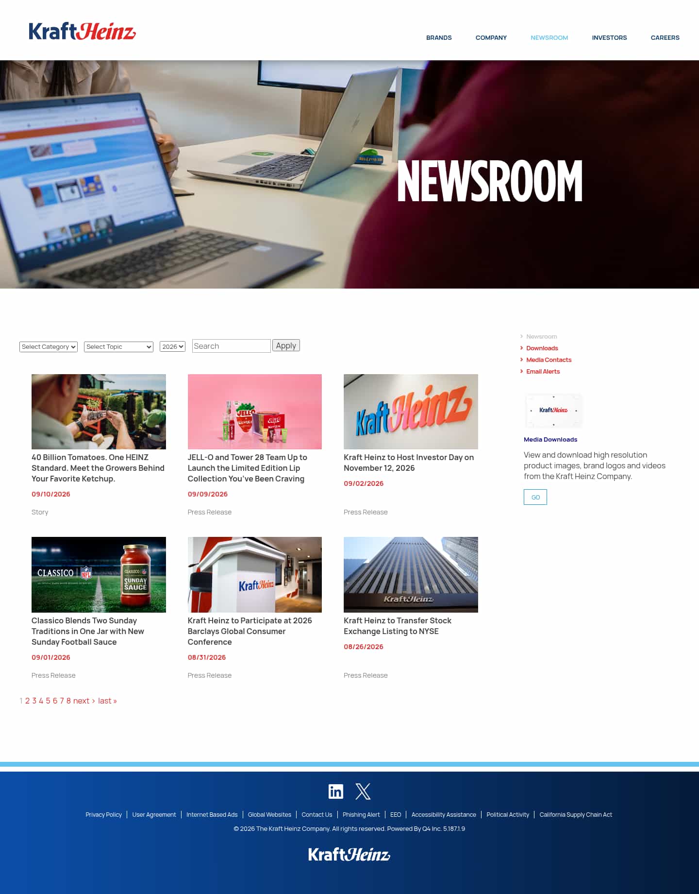 Latest website image capture