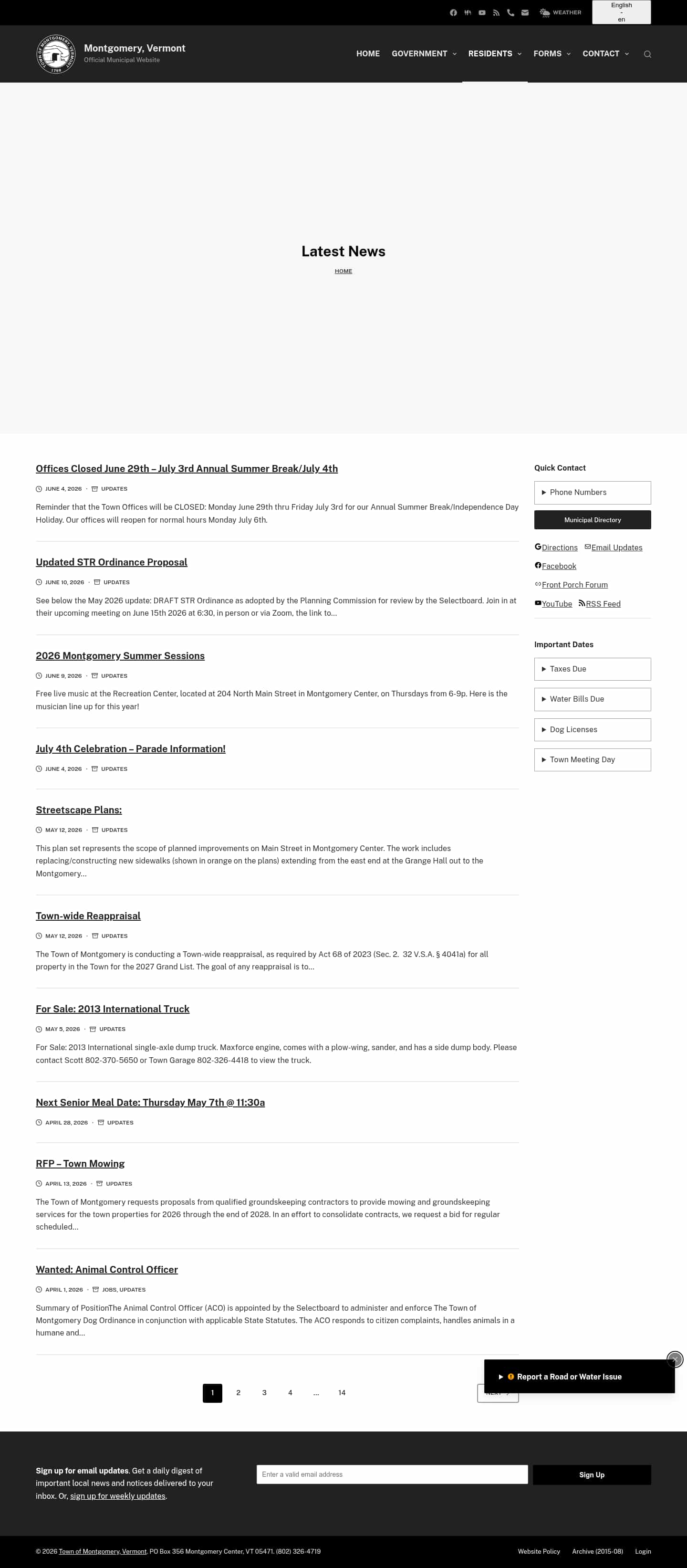 Latest website image capture