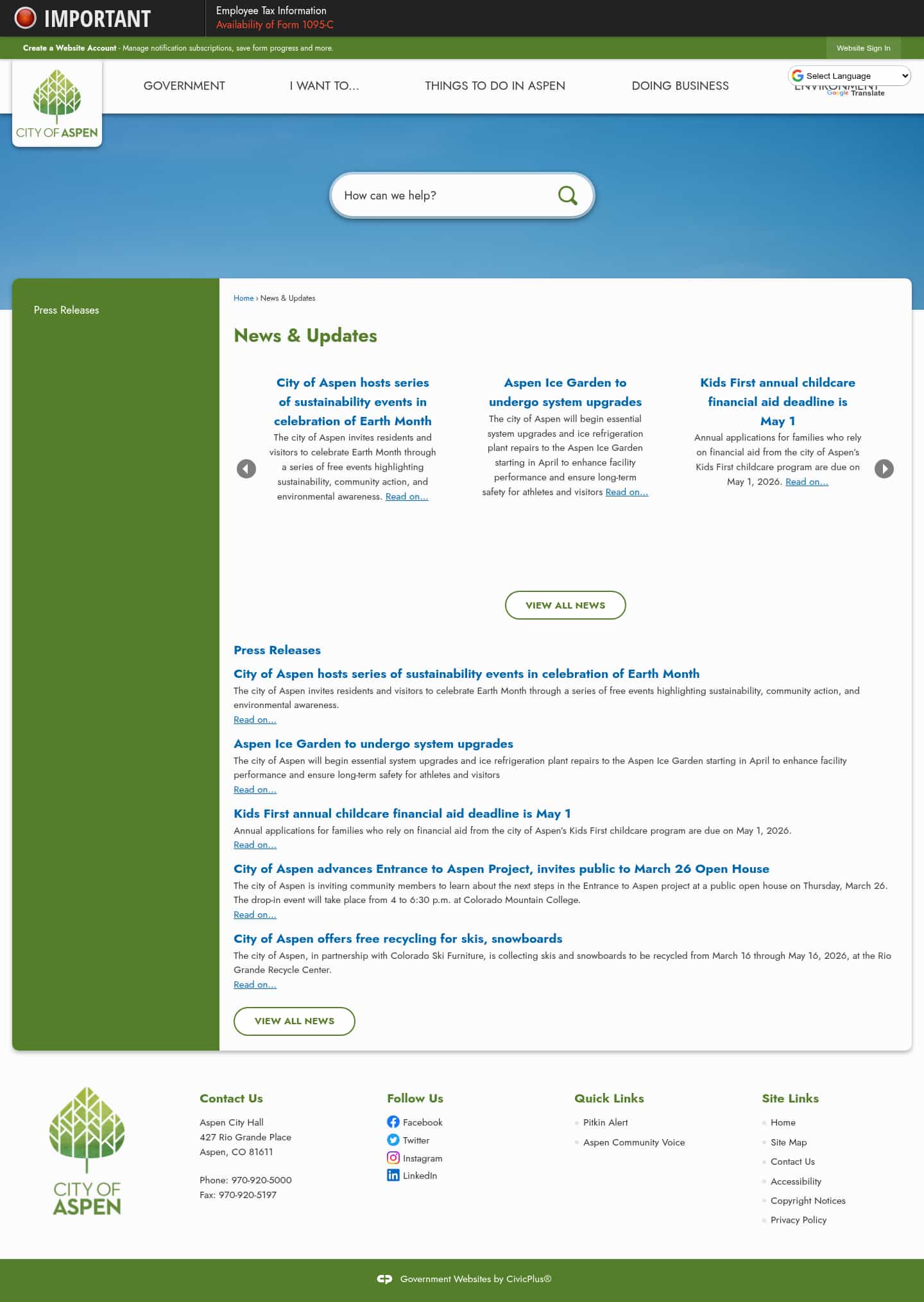 Latest website image capture