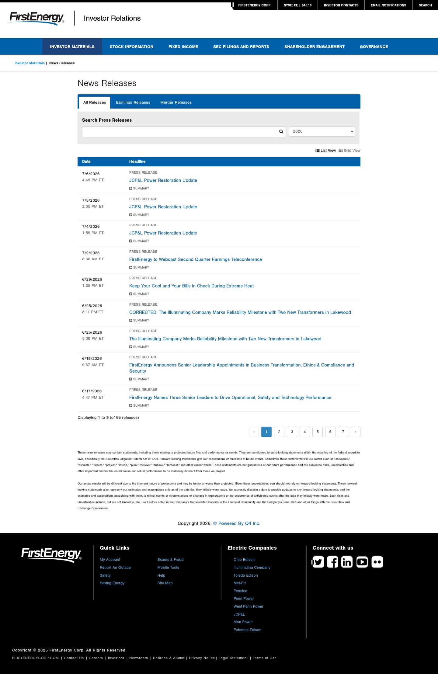 Latest website image capture