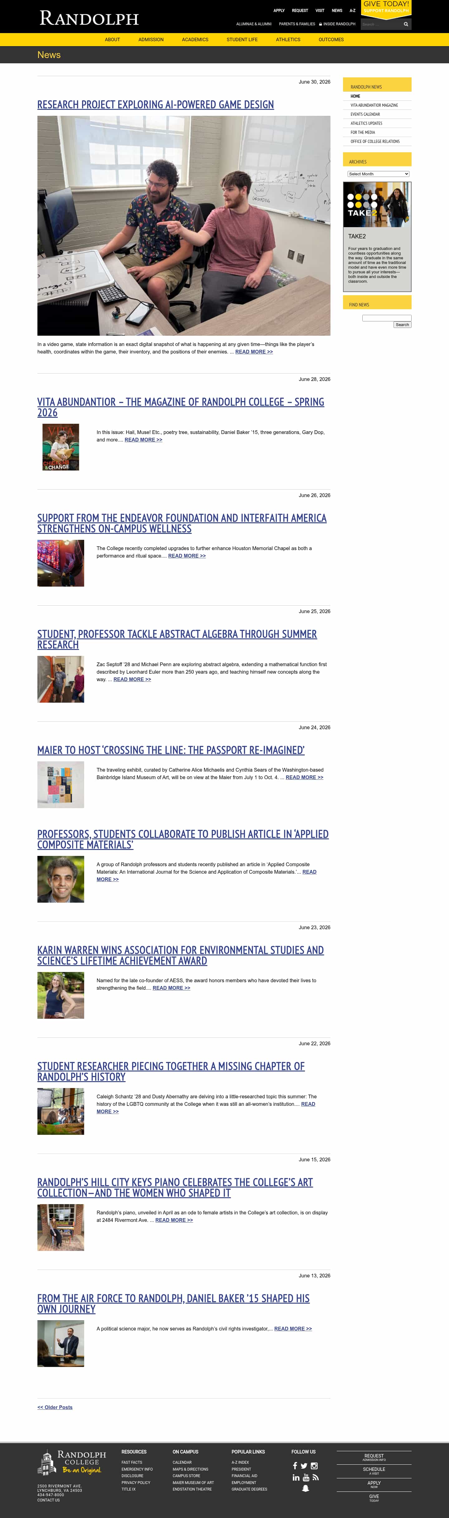 Latest website image capture