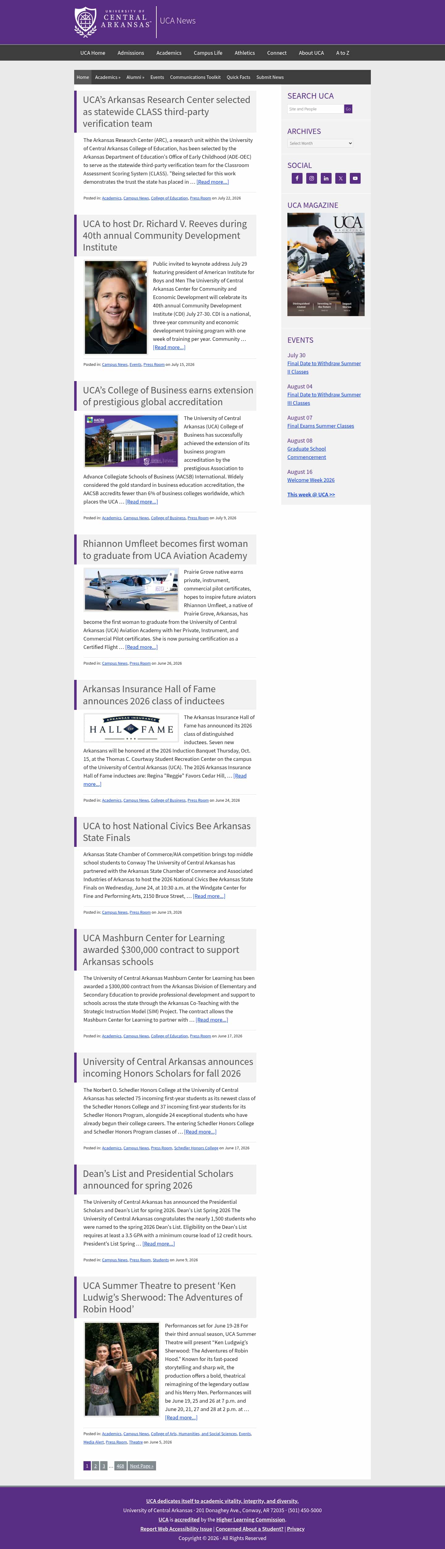 Latest website image capture