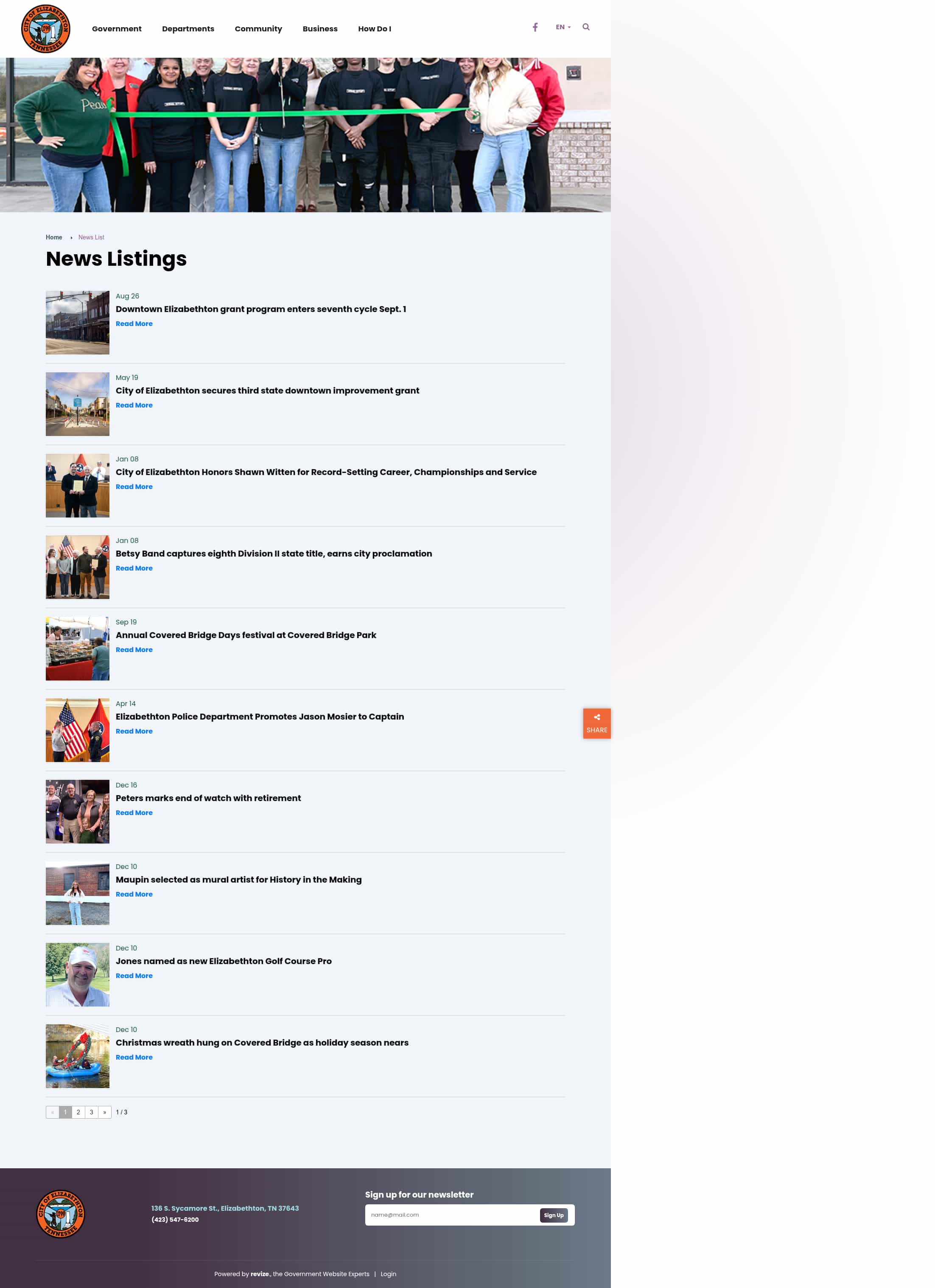 Latest website image capture