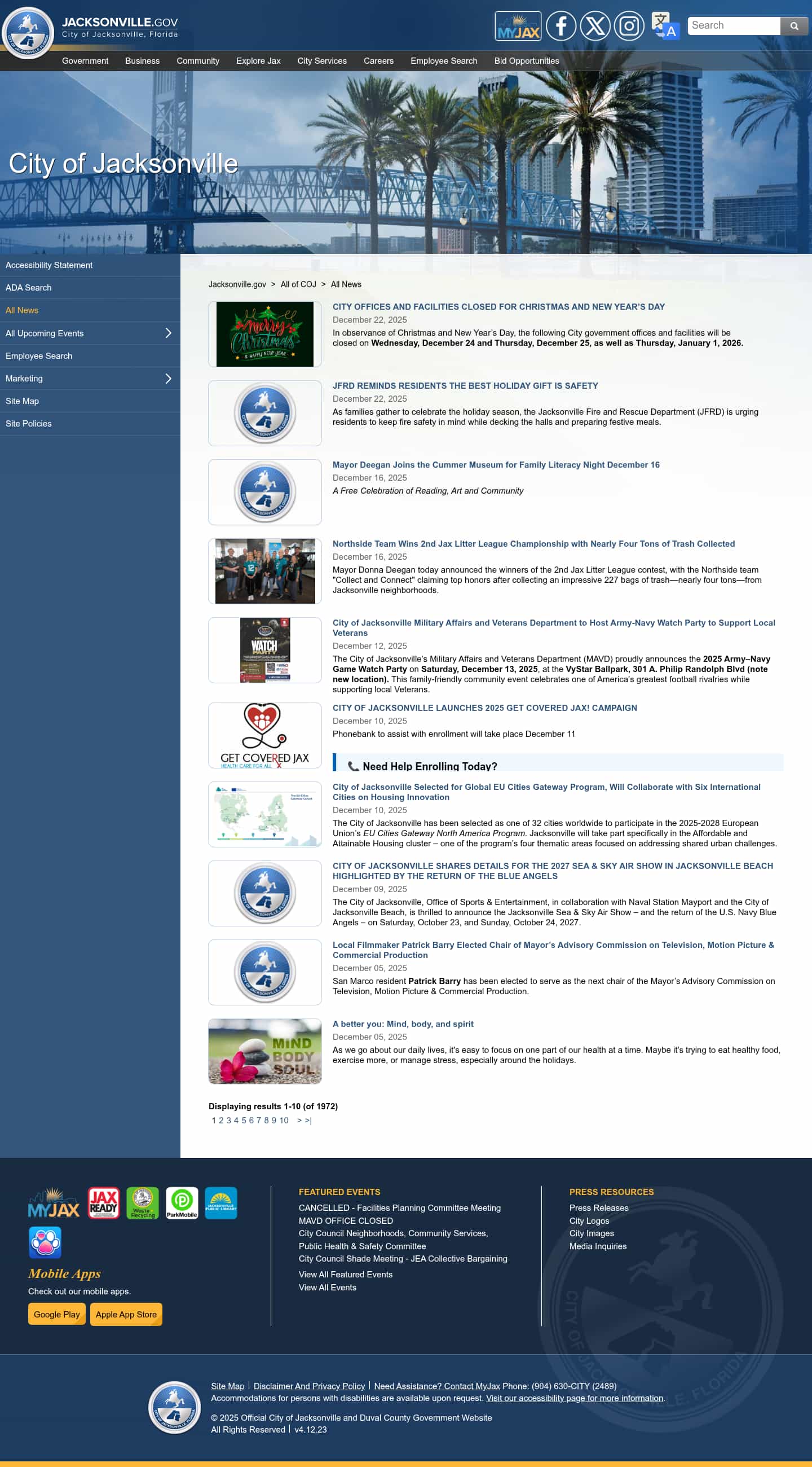 Latest website image capture