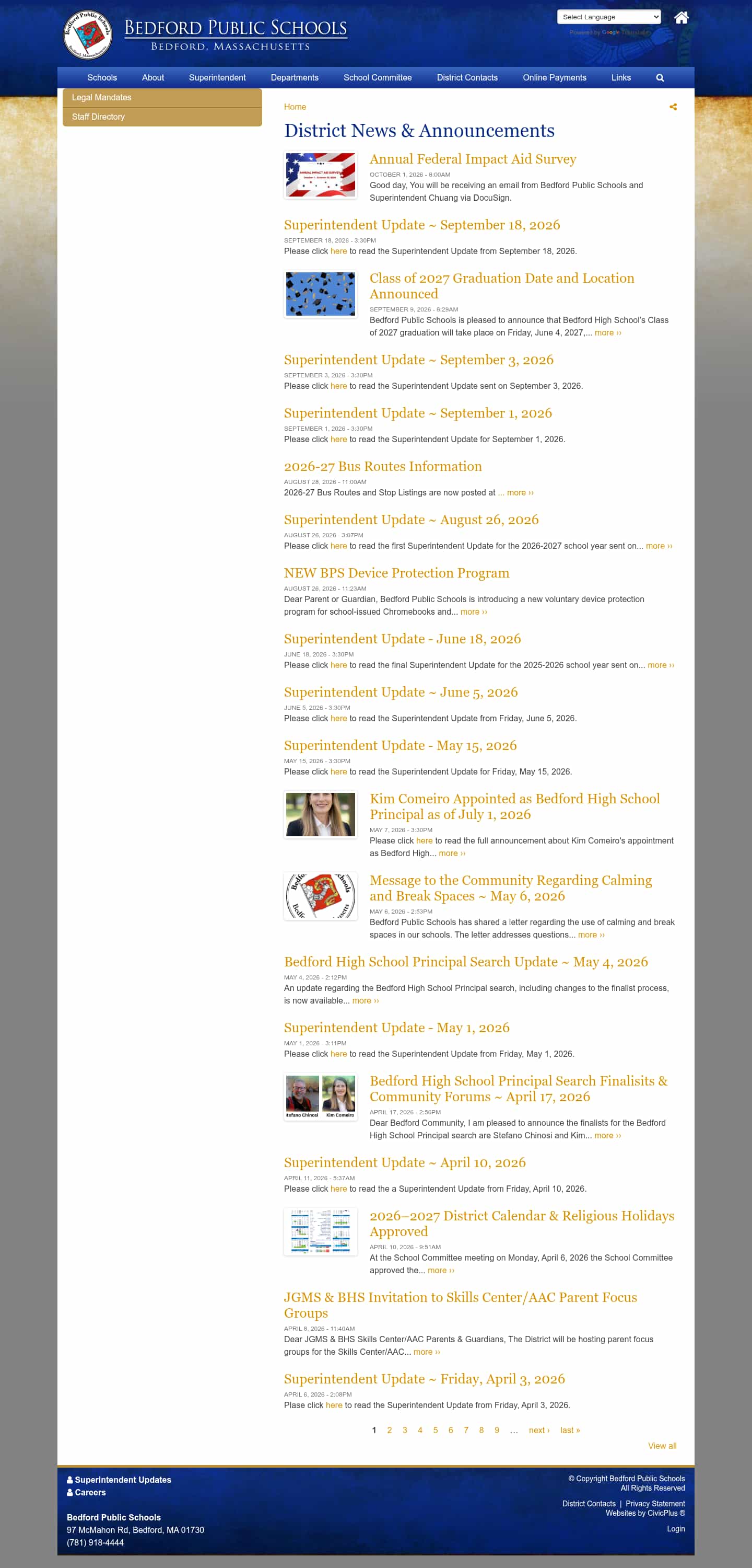 Latest website image capture
