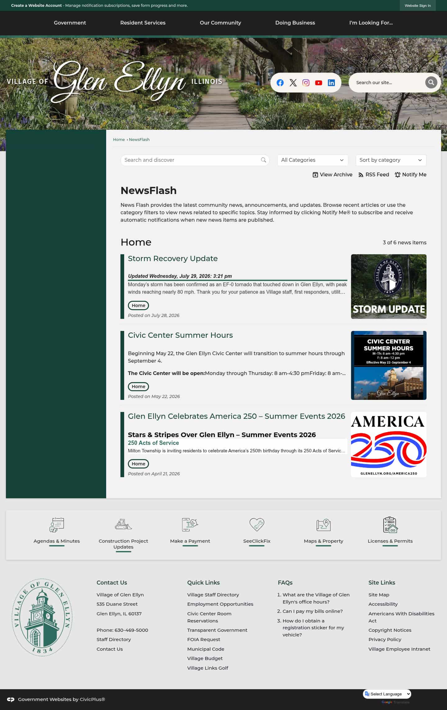 Latest website image capture