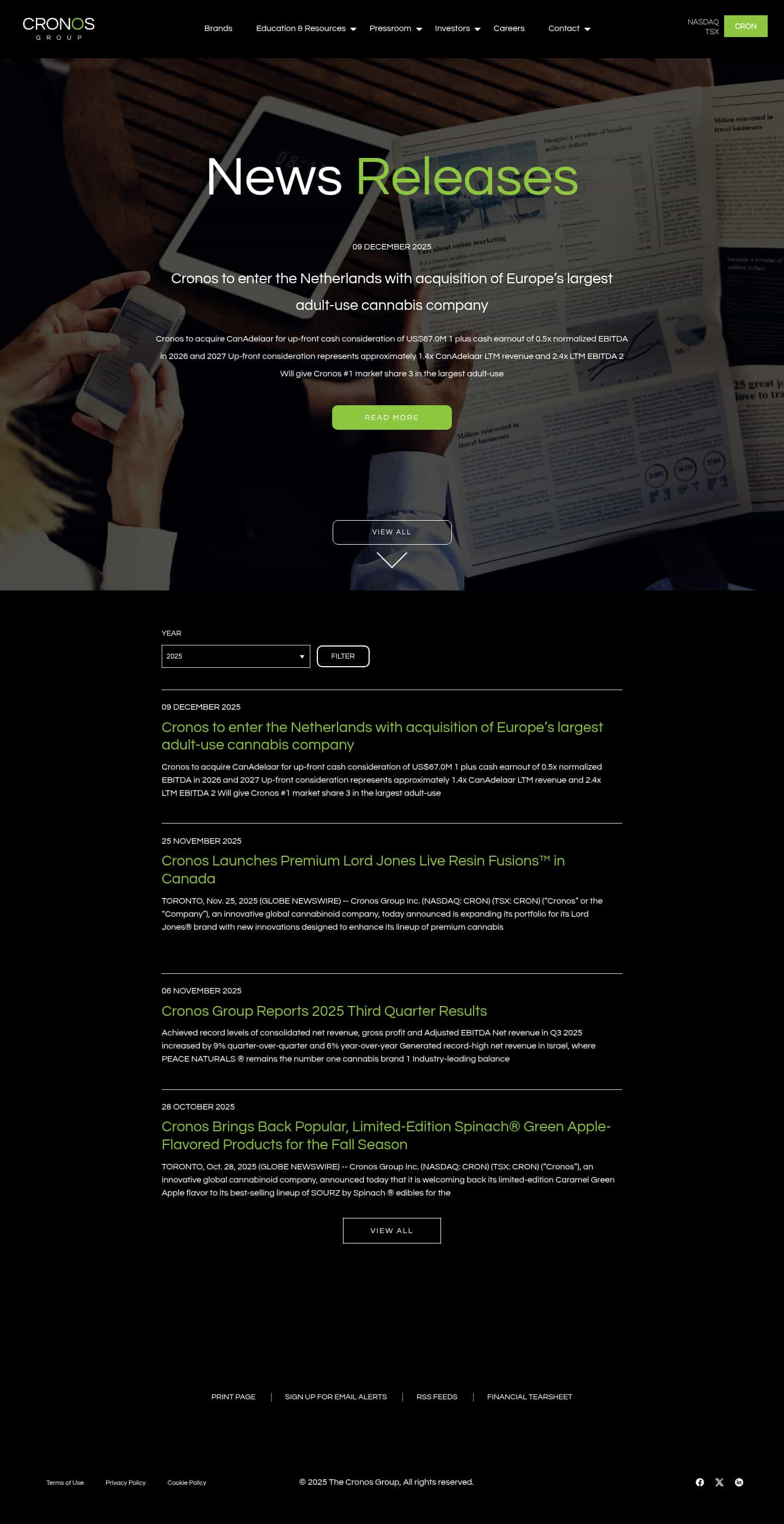 Latest website image capture