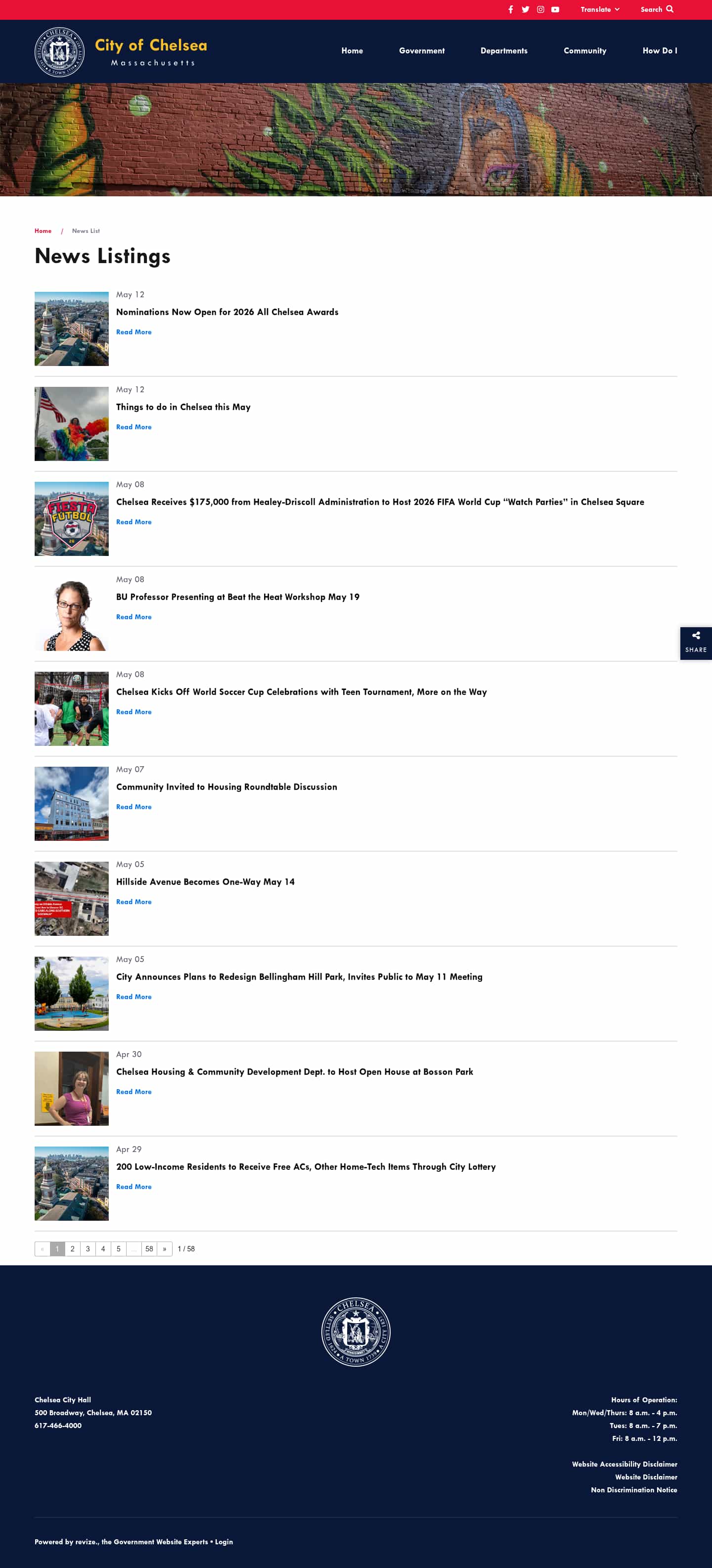 Latest website image capture