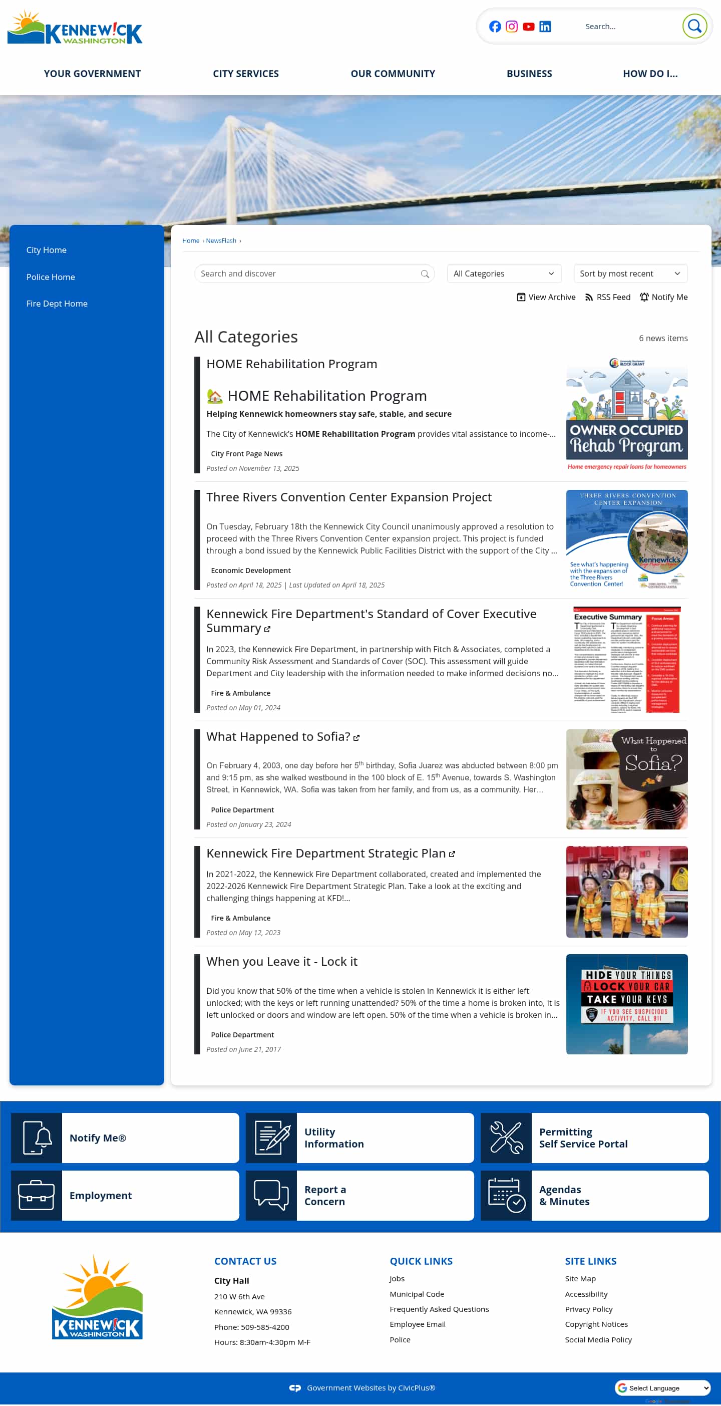 Latest website image capture