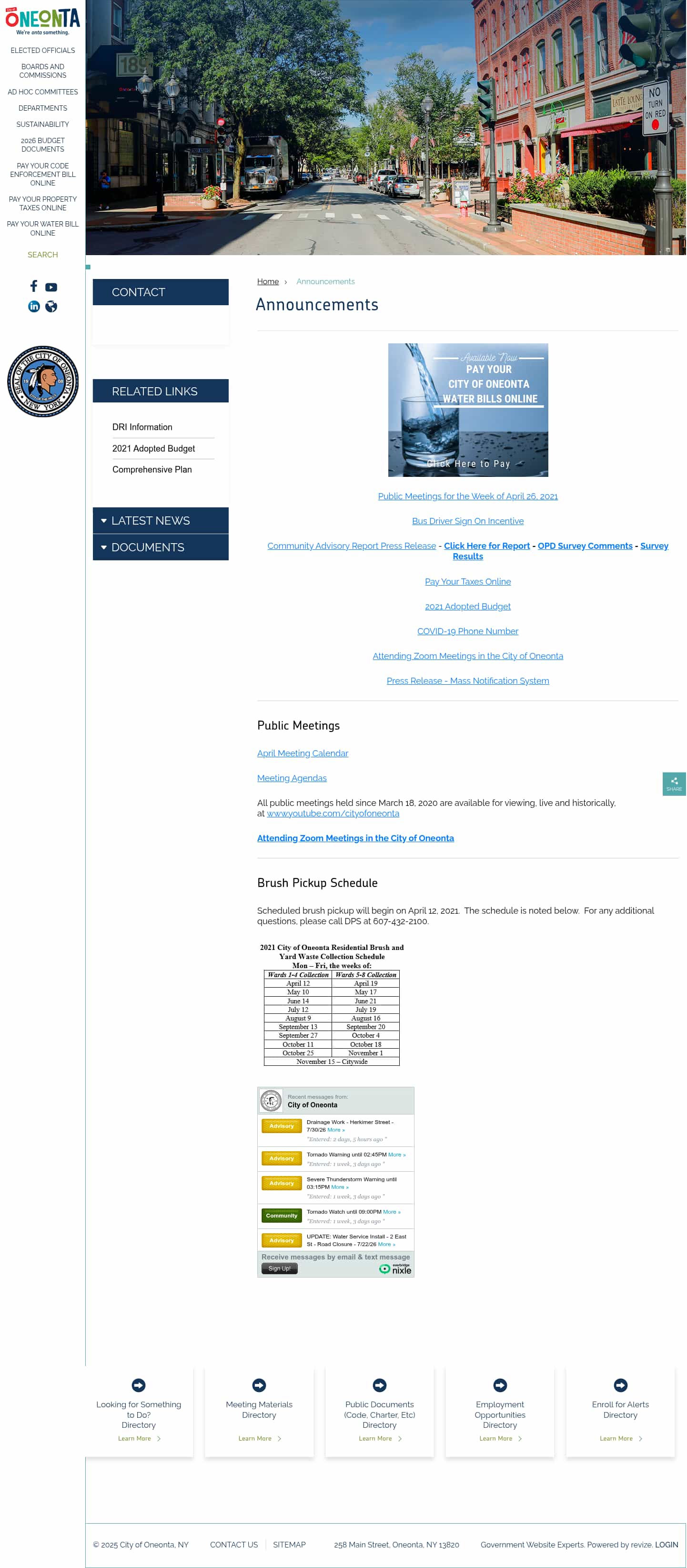 Latest website image capture