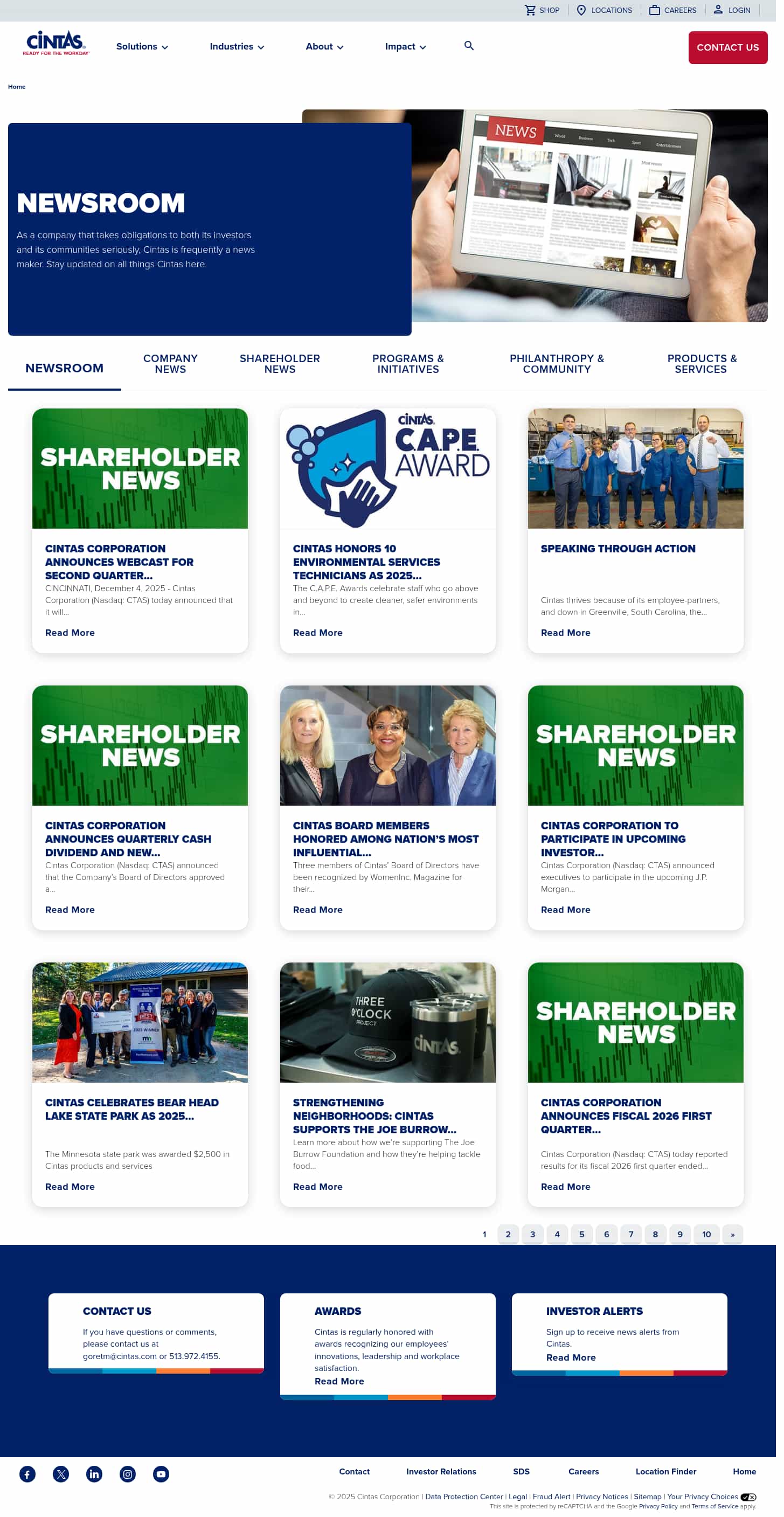 Latest website image capture