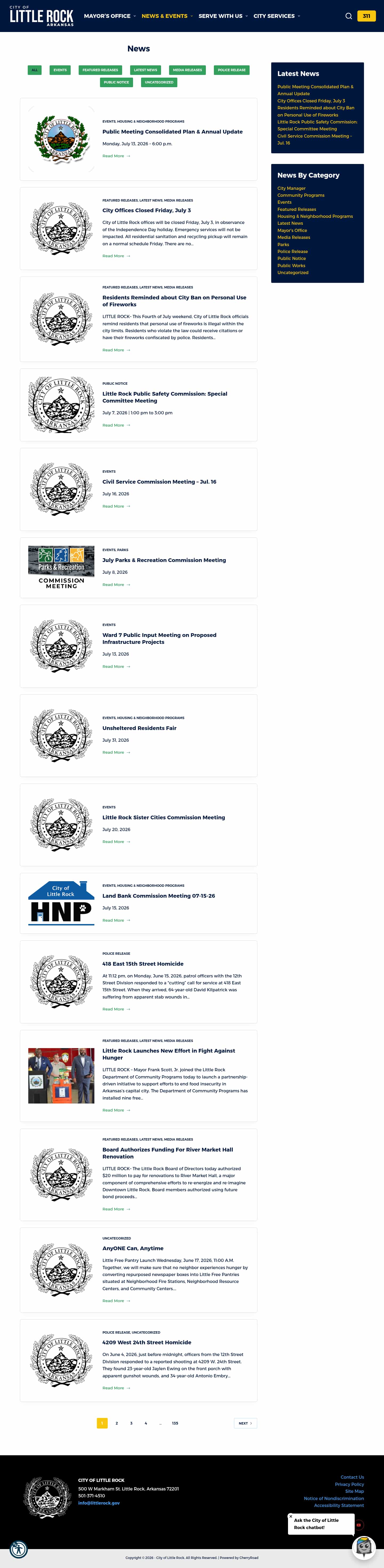Latest website image capture