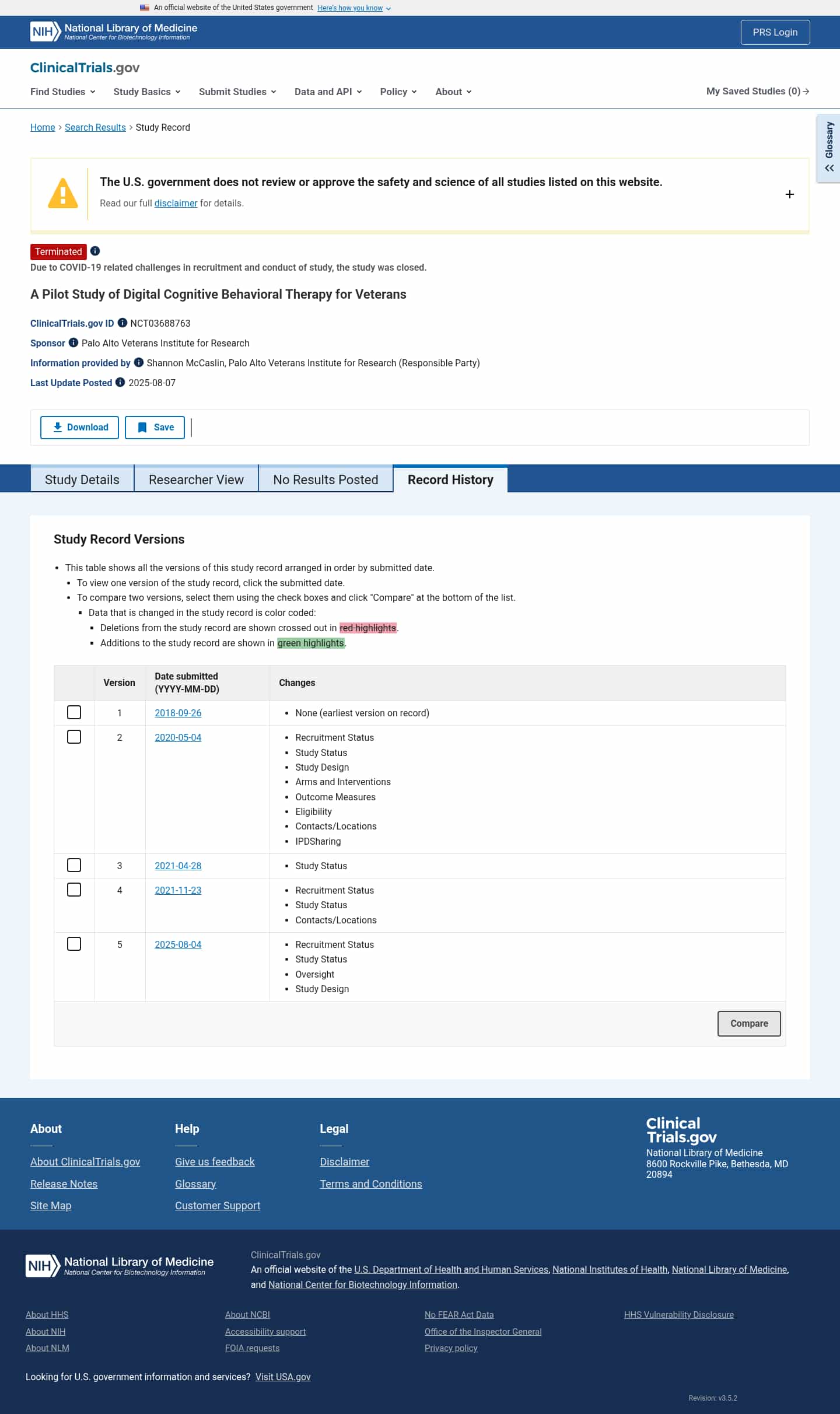 Latest website image capture