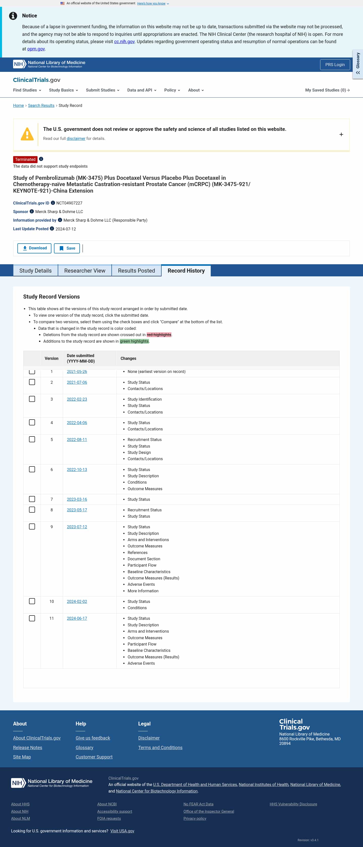 Latest website image capture