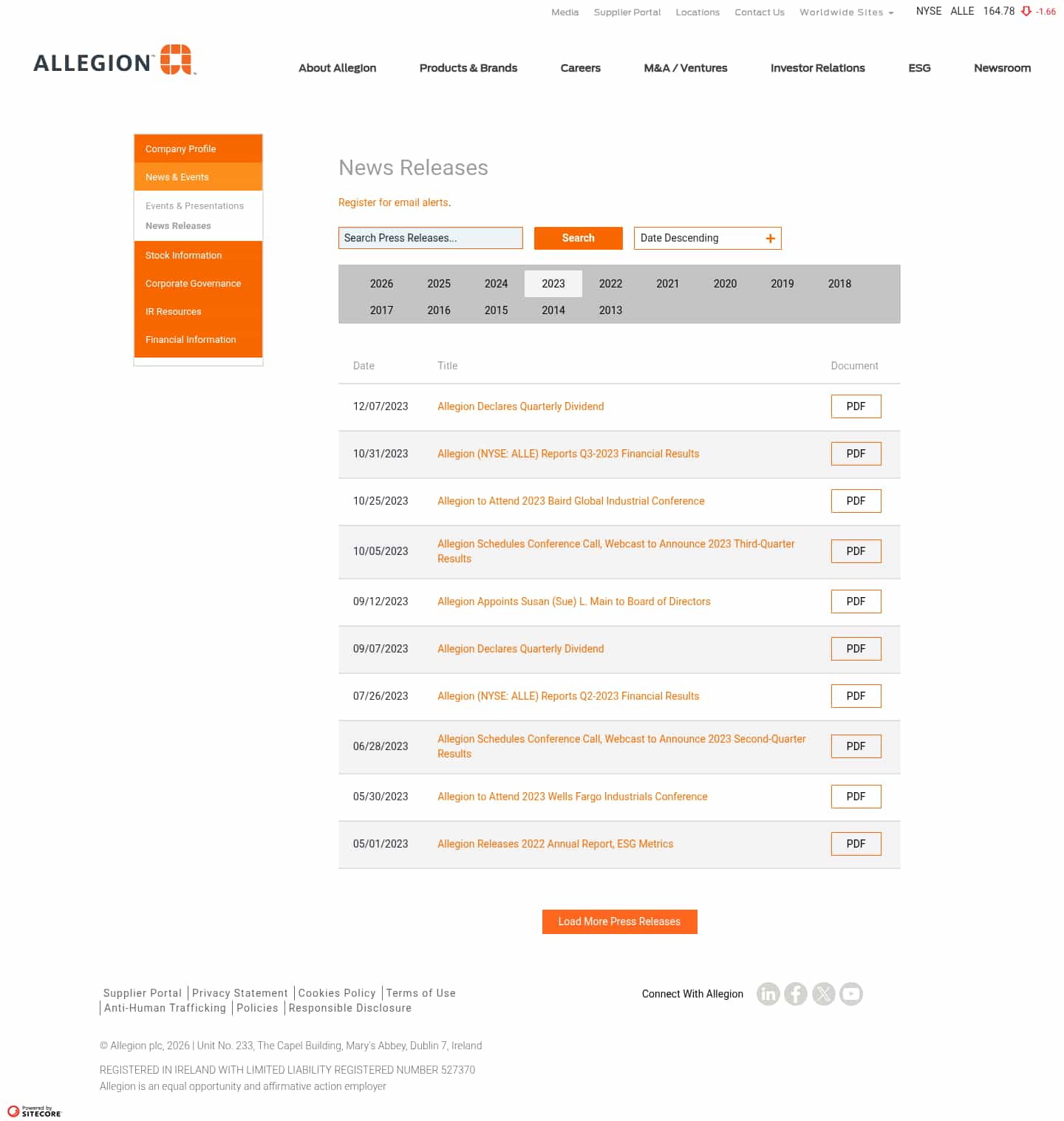 Latest website image capture