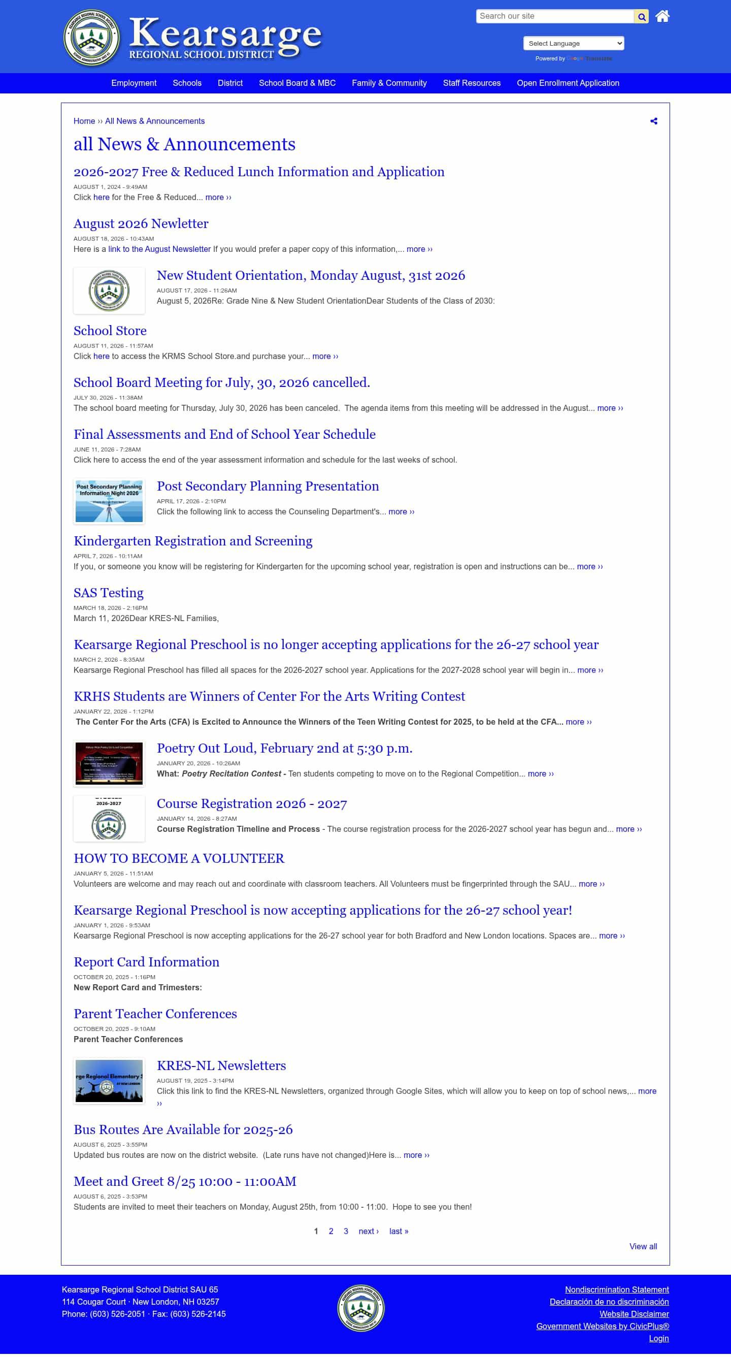 Latest website image capture