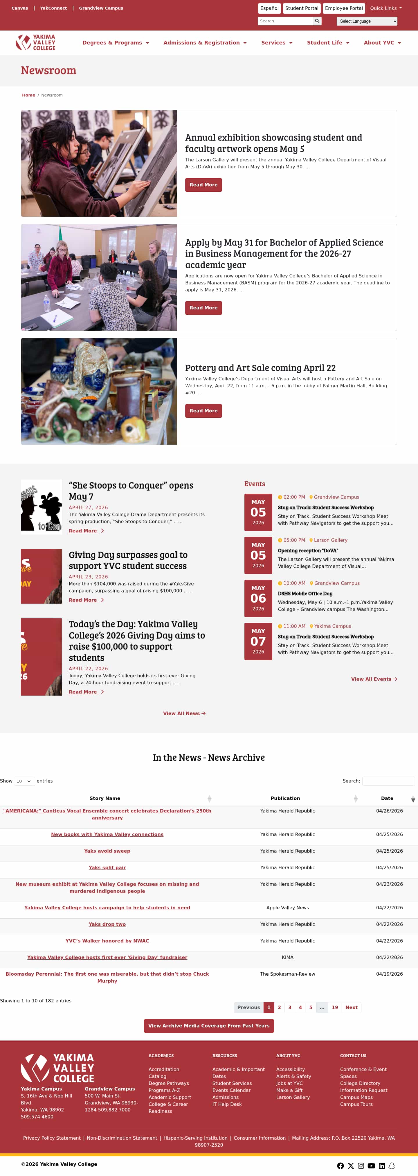 Latest website image capture