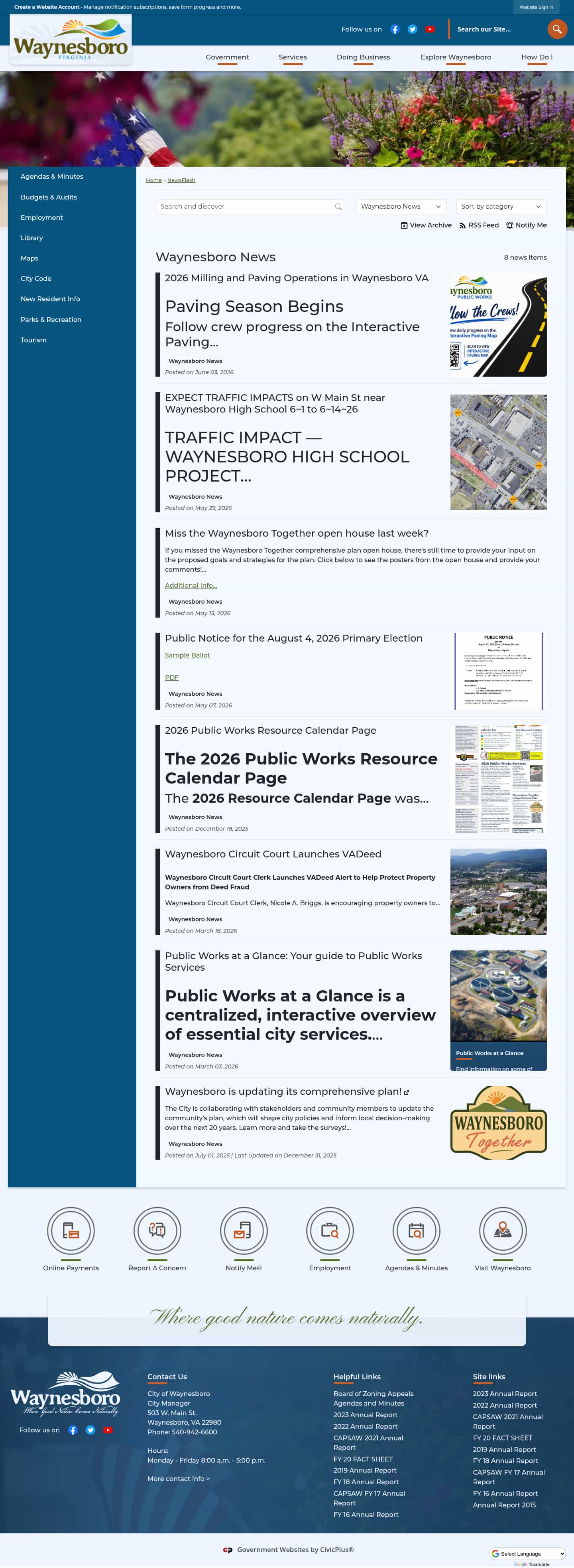 Latest website image capture