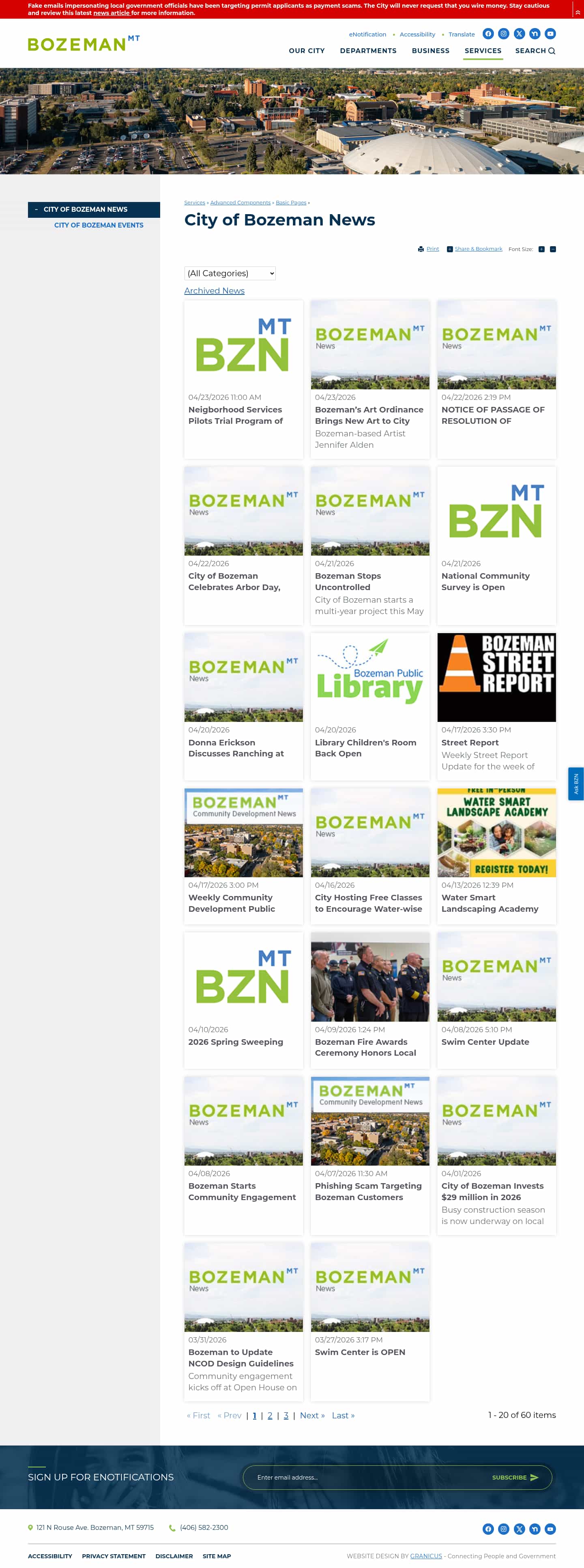 Latest website image capture