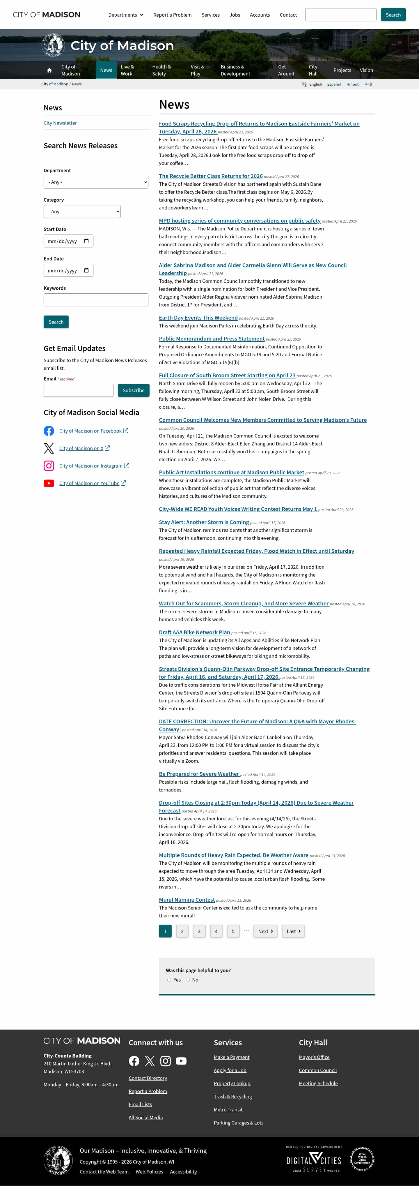 Latest website image capture