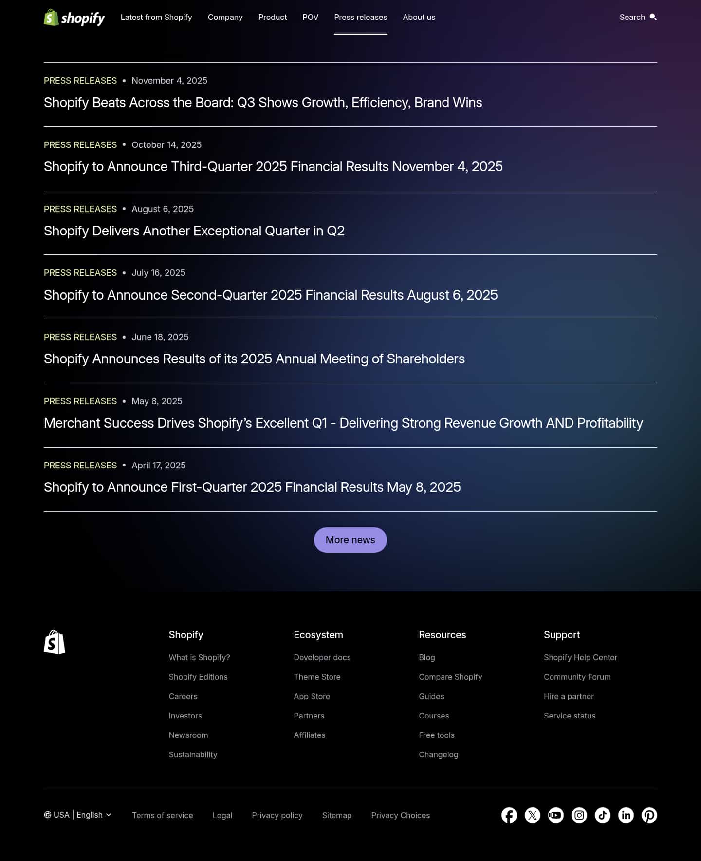Latest website image capture