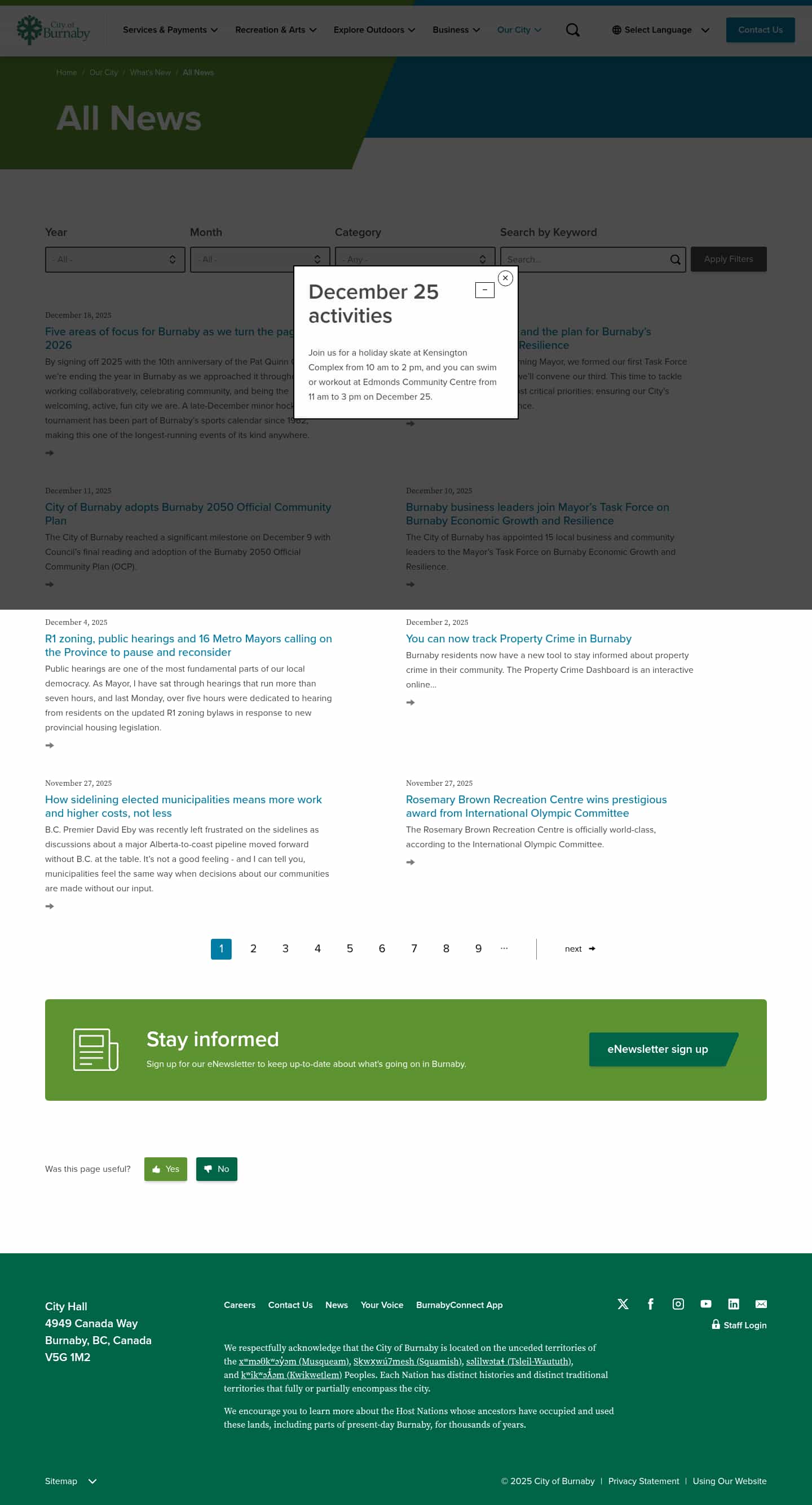 Latest website image capture