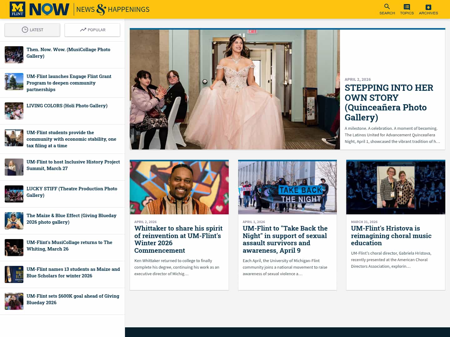 Latest website image capture