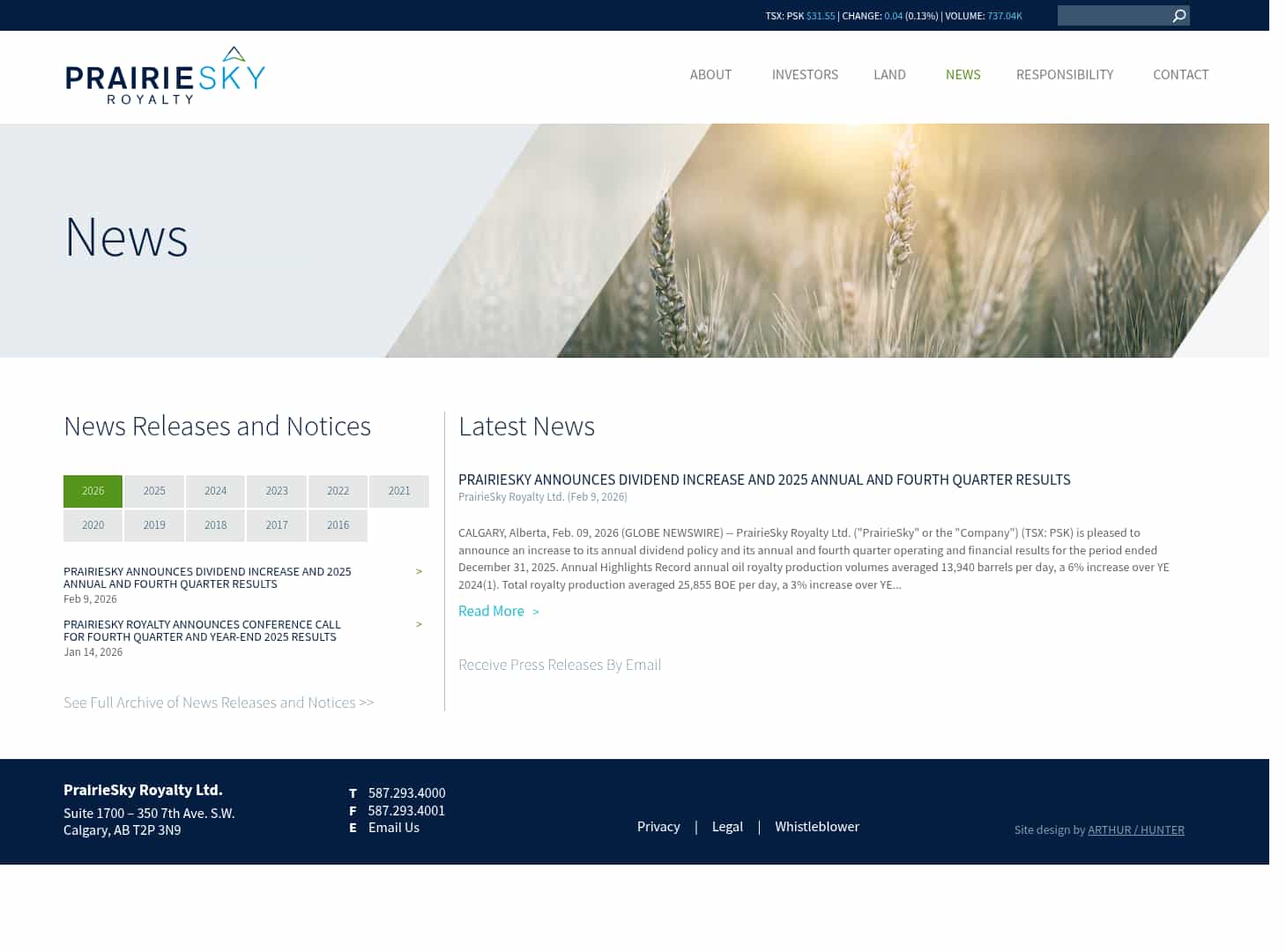 Latest website image capture