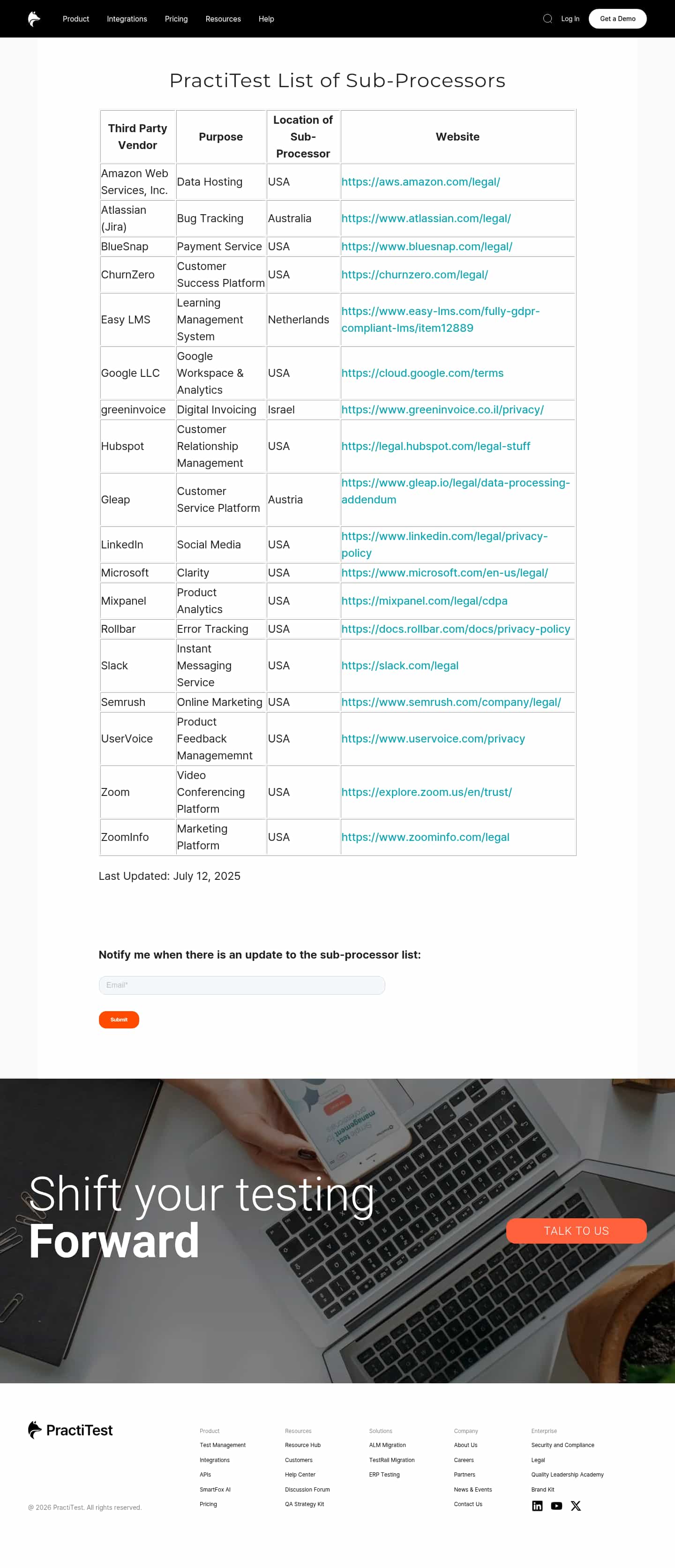 Latest website image capture