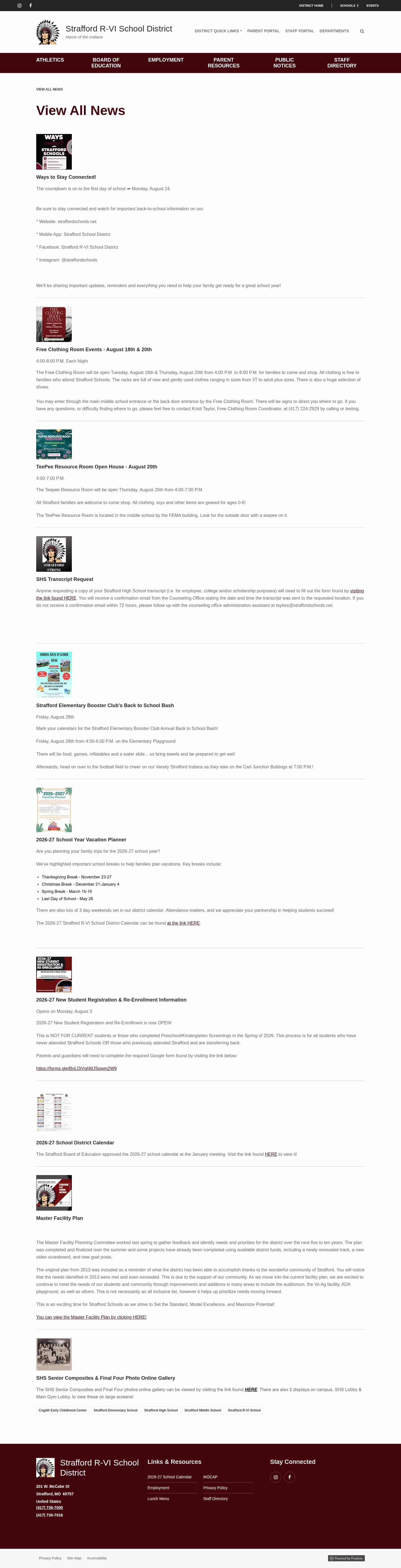 Latest website image capture