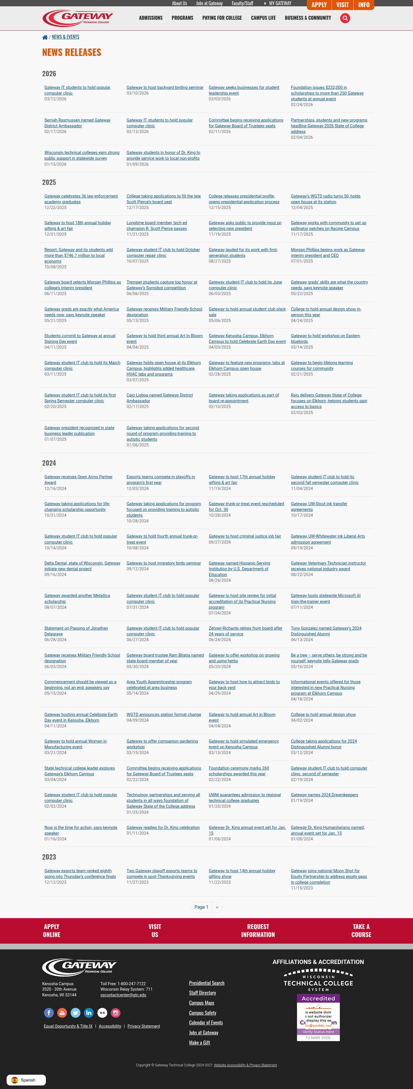 Latest website image capture