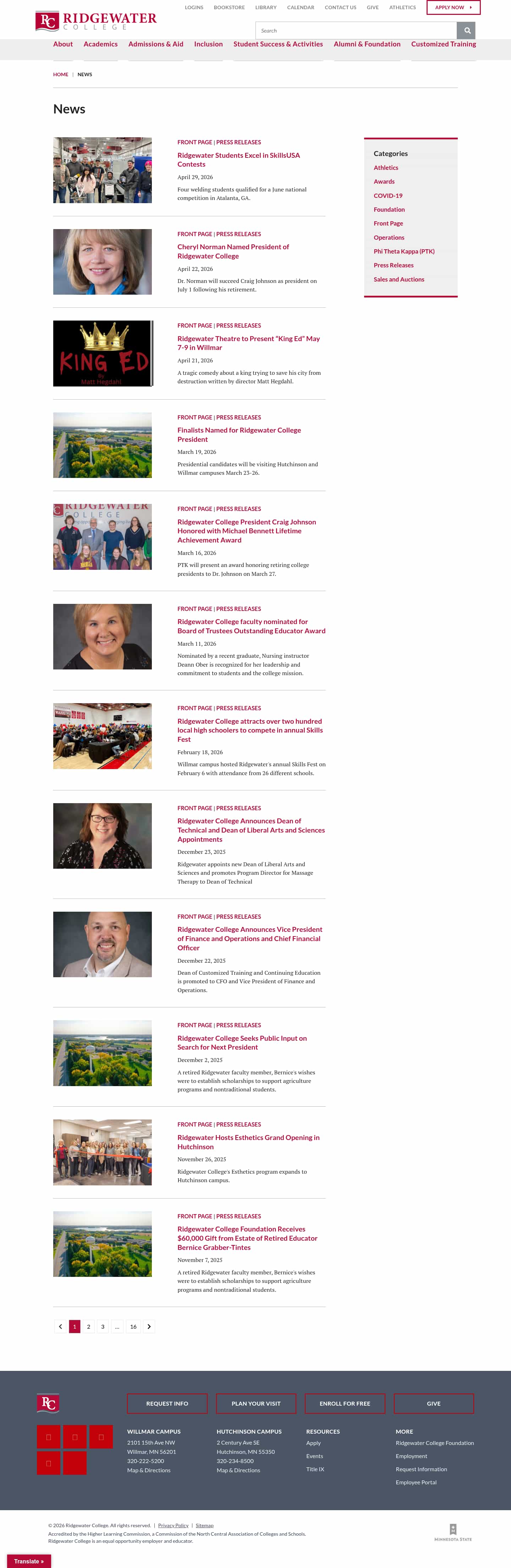 Latest website image capture